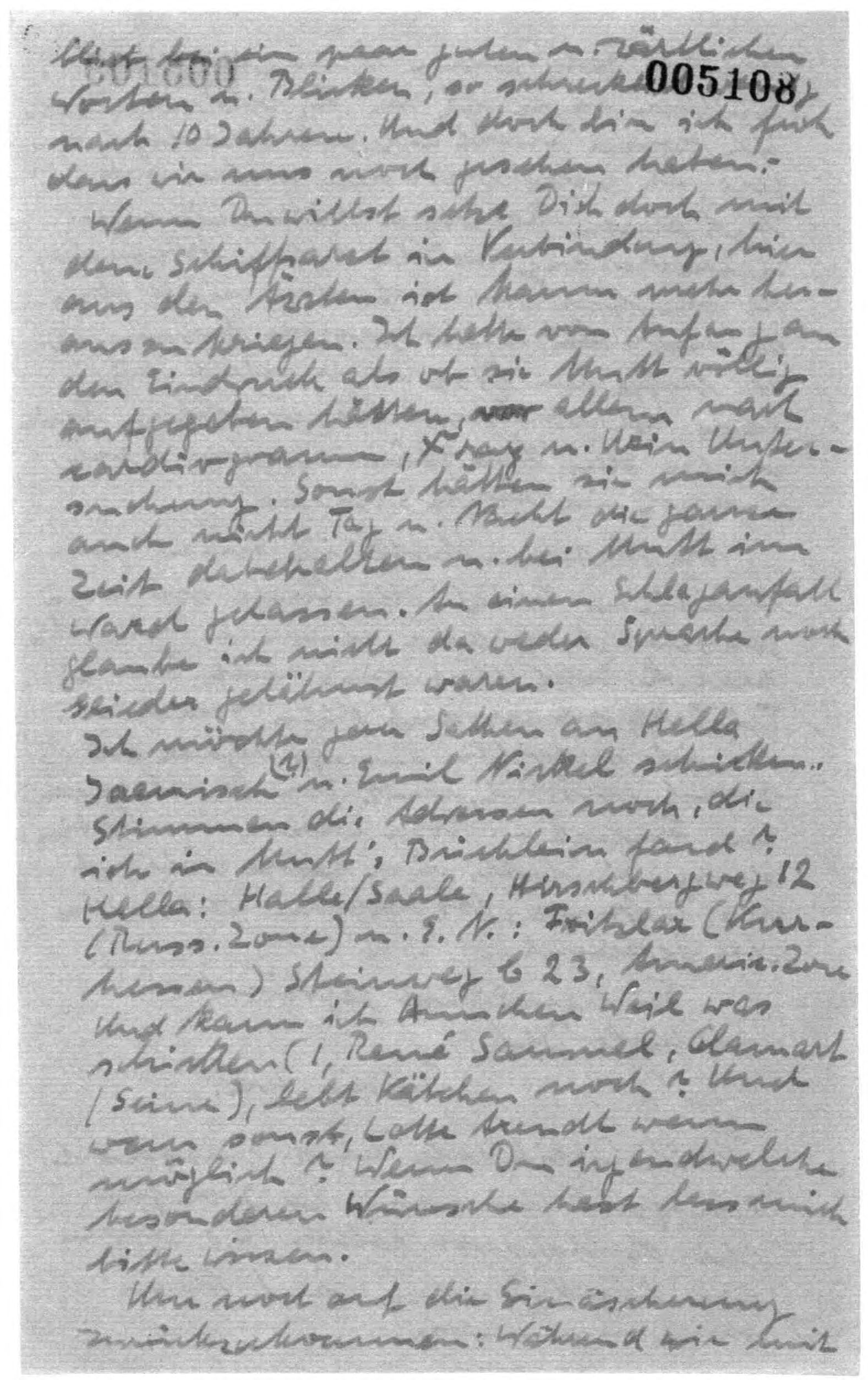 Scanned image of the current content page