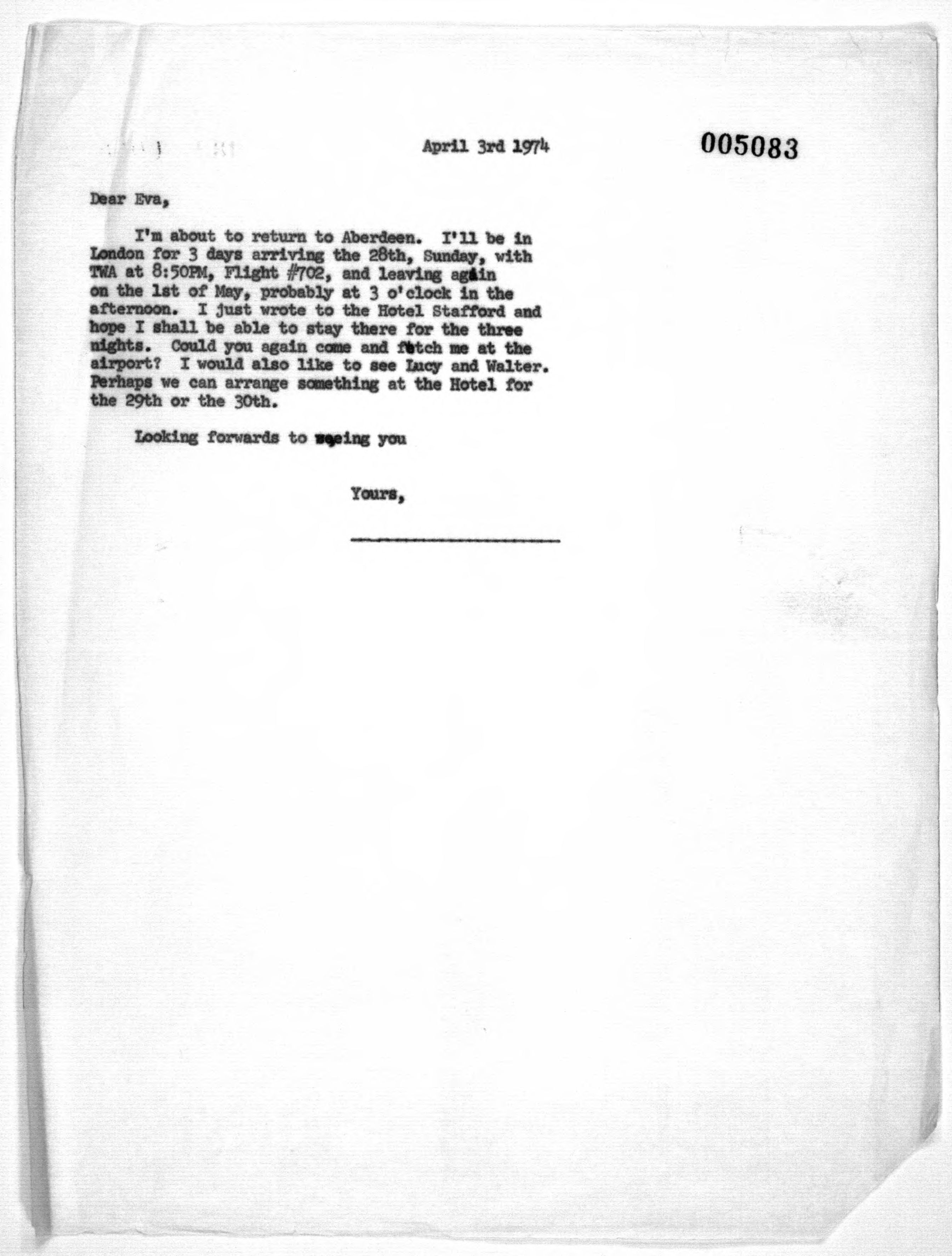 Scanned image of the current content page