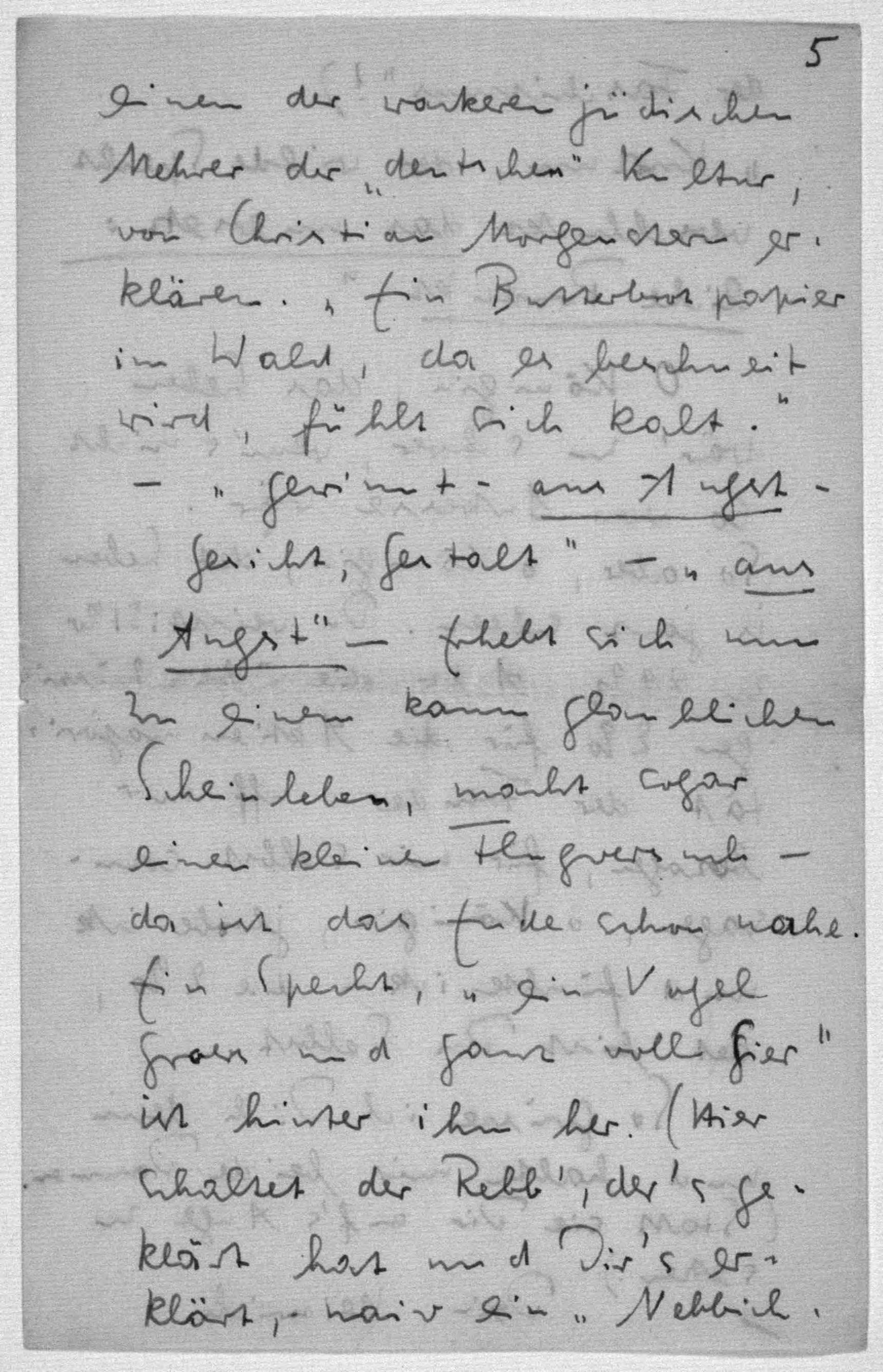 Scanned image of the current content page