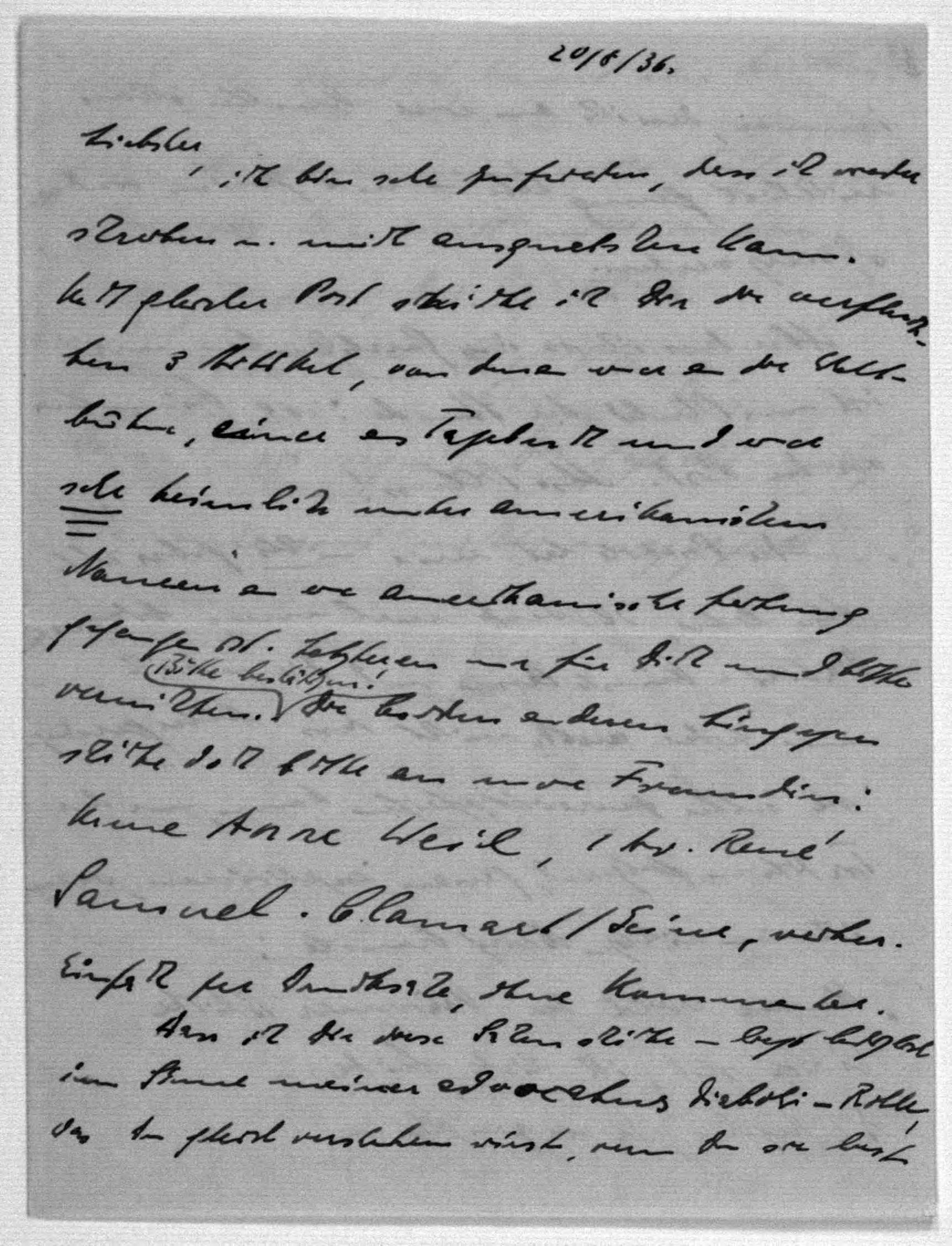 Scanned image of the current content page