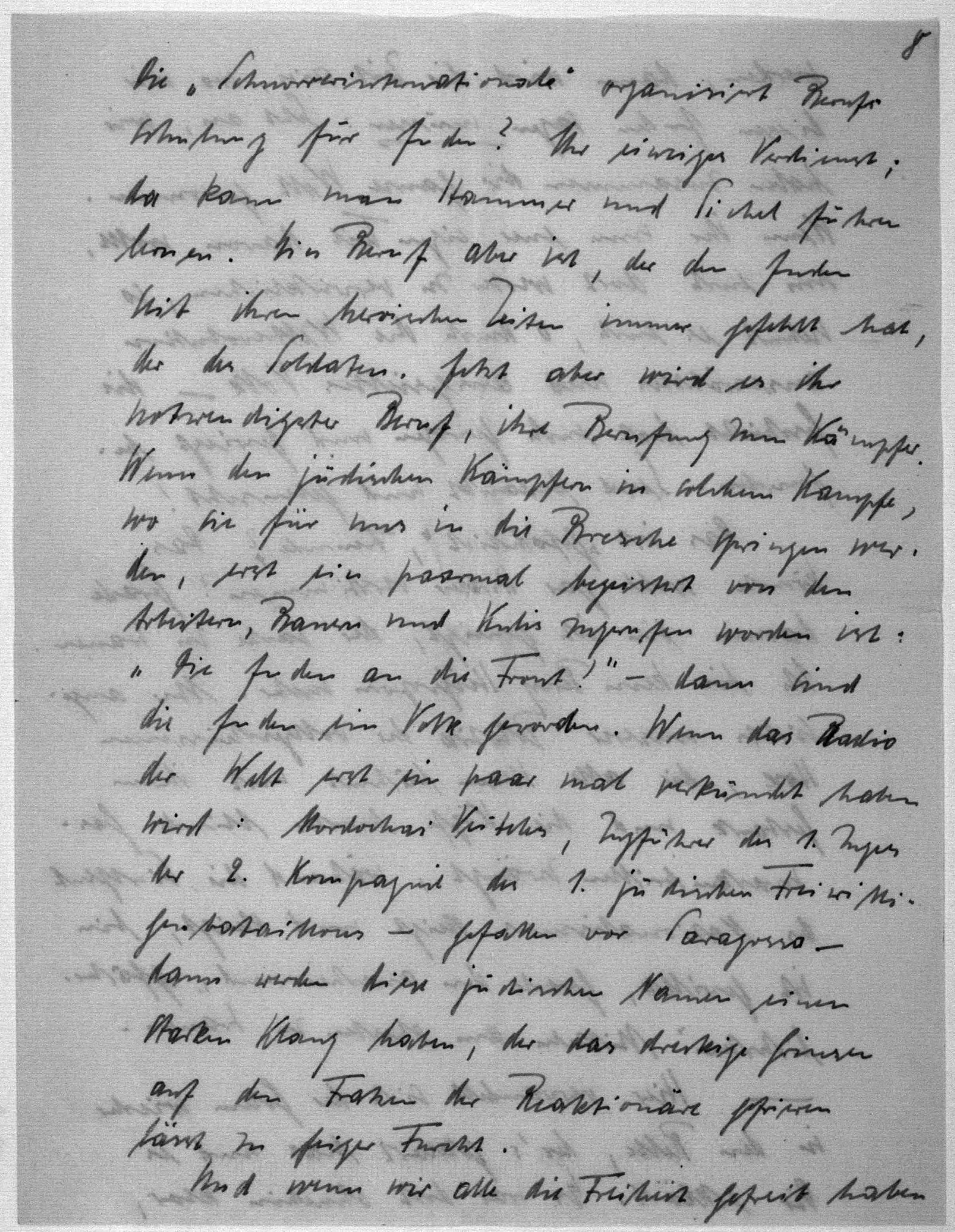 Scanned image of the current content page