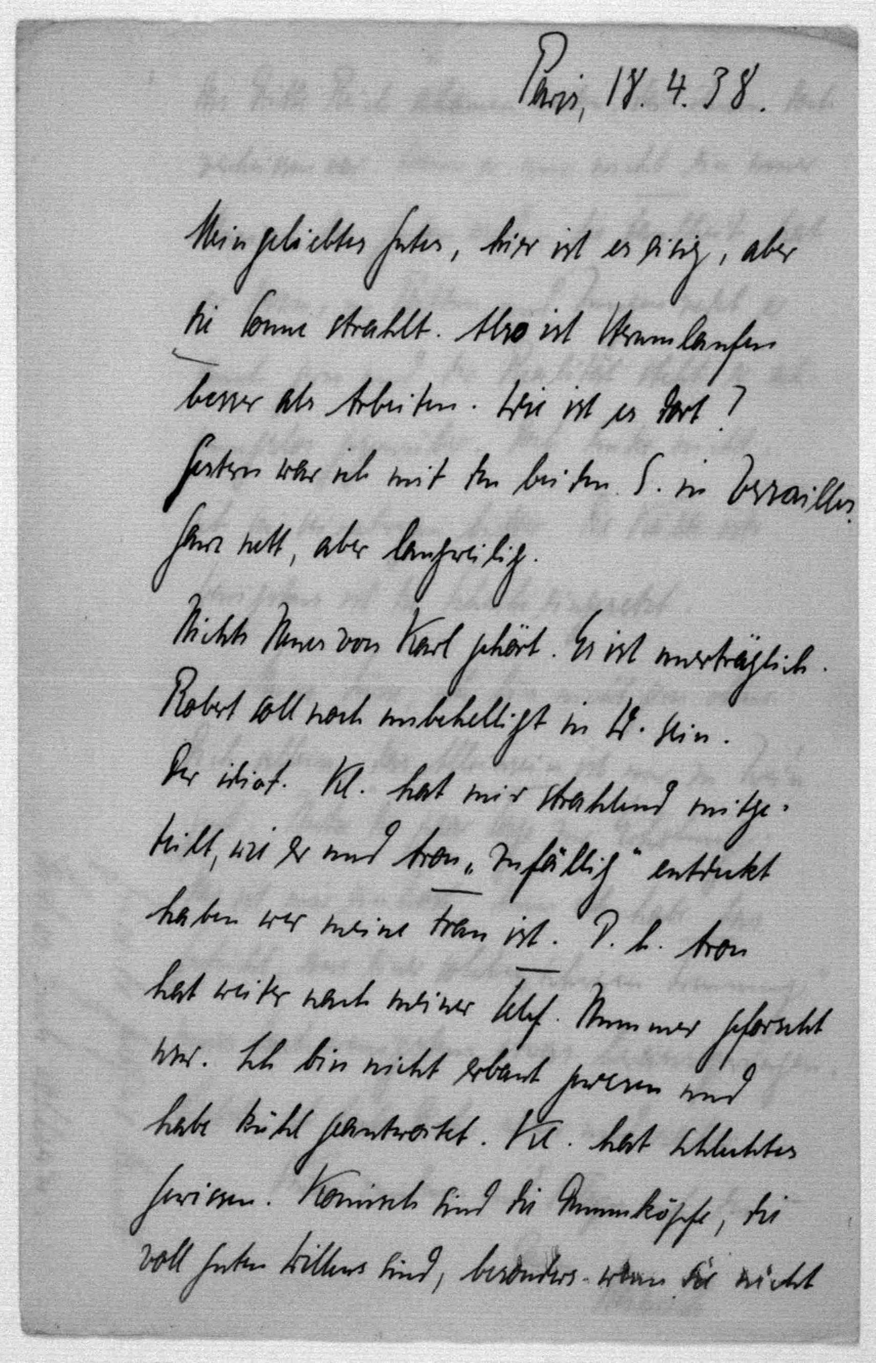 Scanned image of the current content page