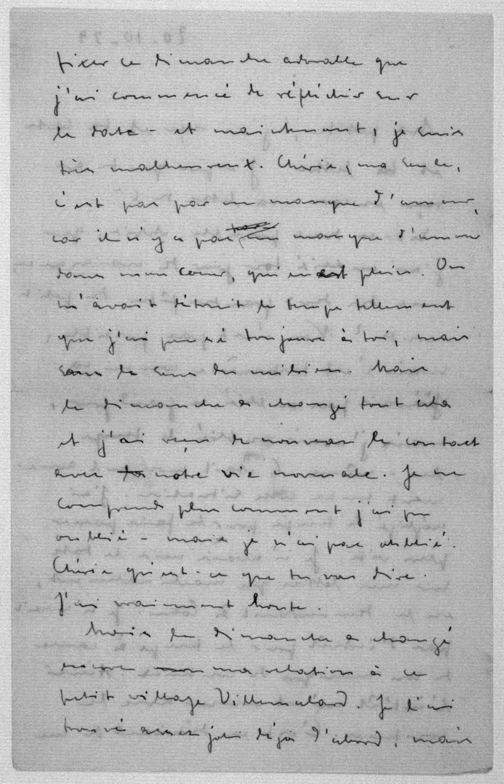 Scanned image of the current content page