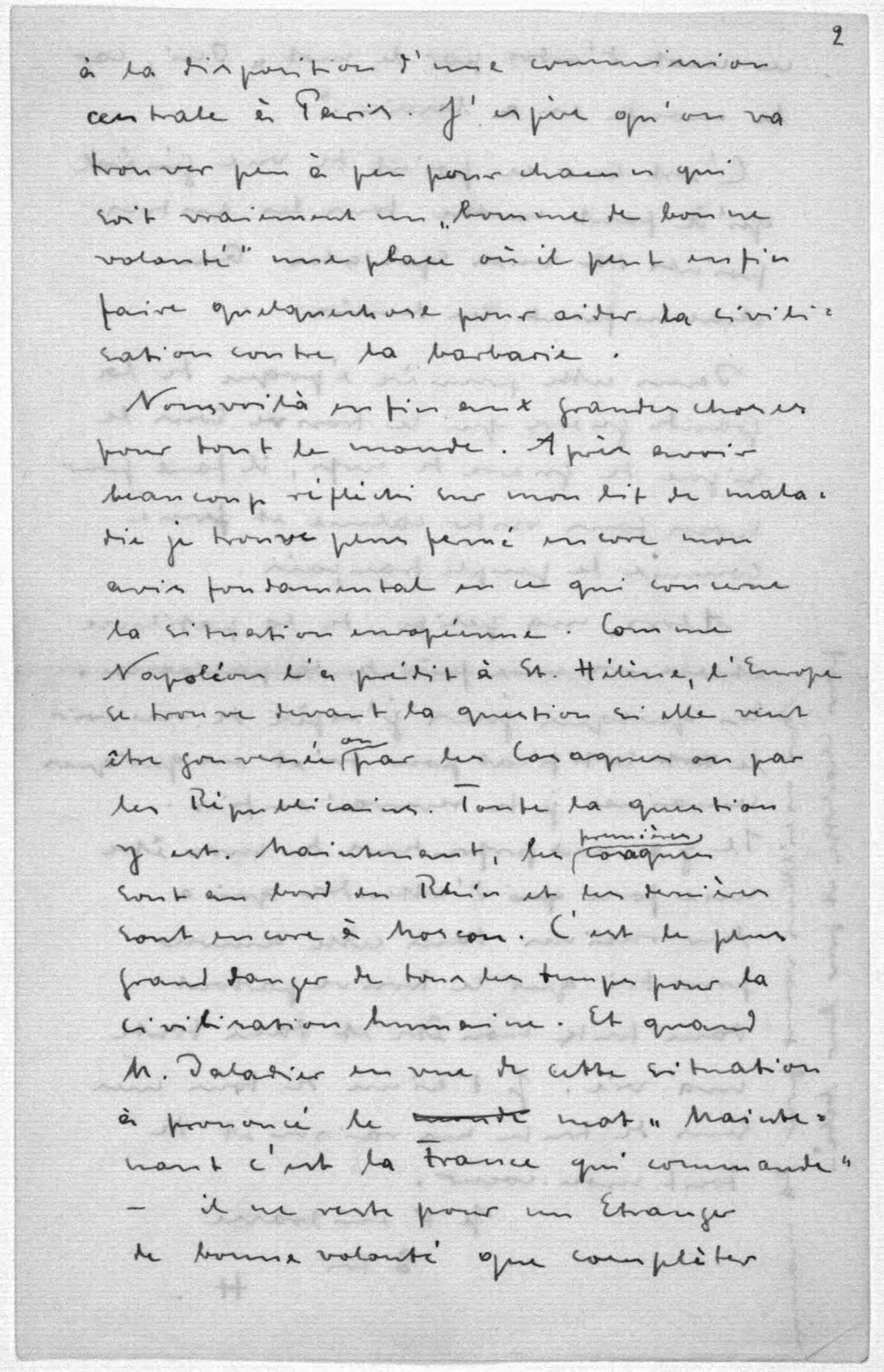 Scanned image of the current content page