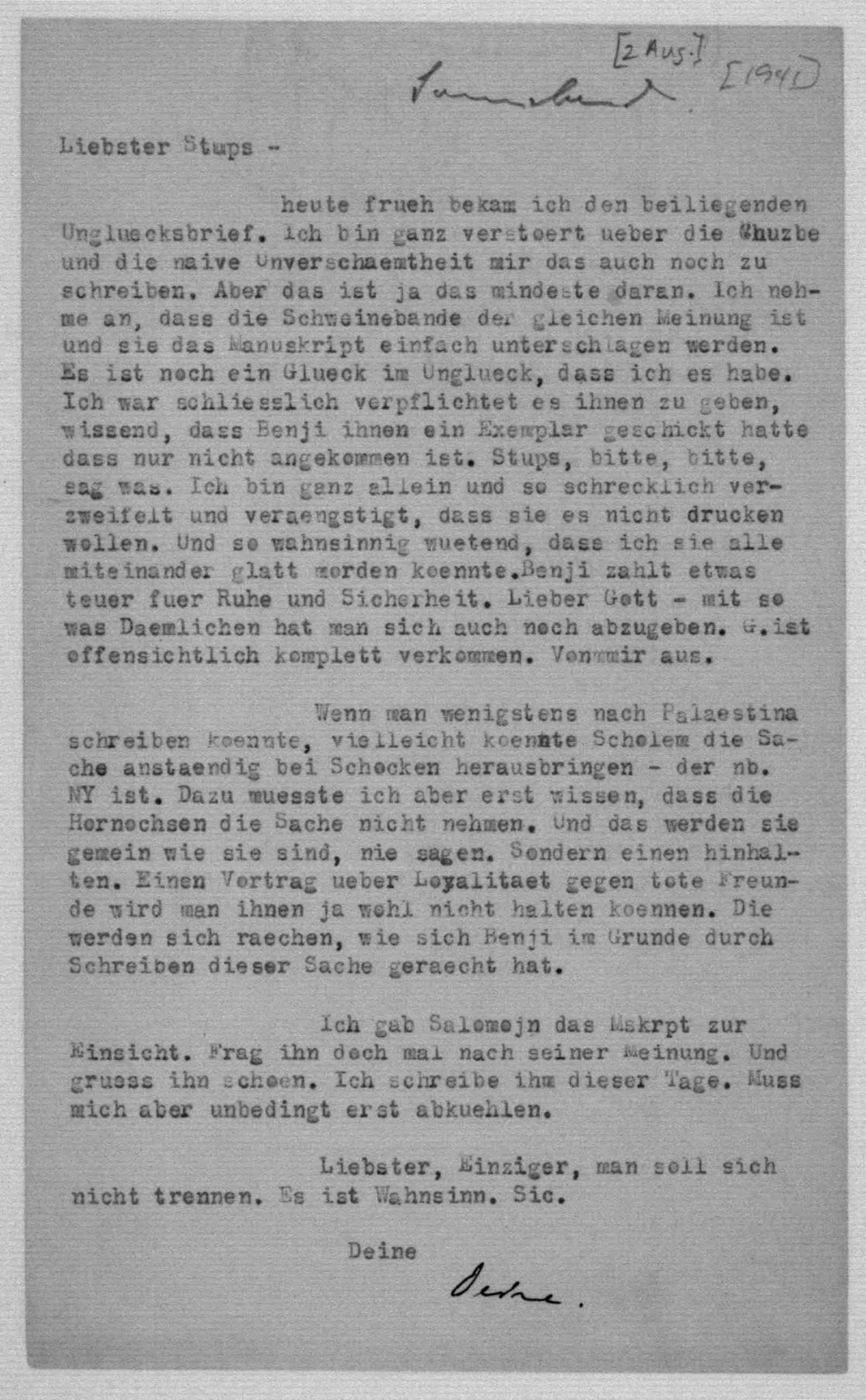 Scanned image of the current content page
