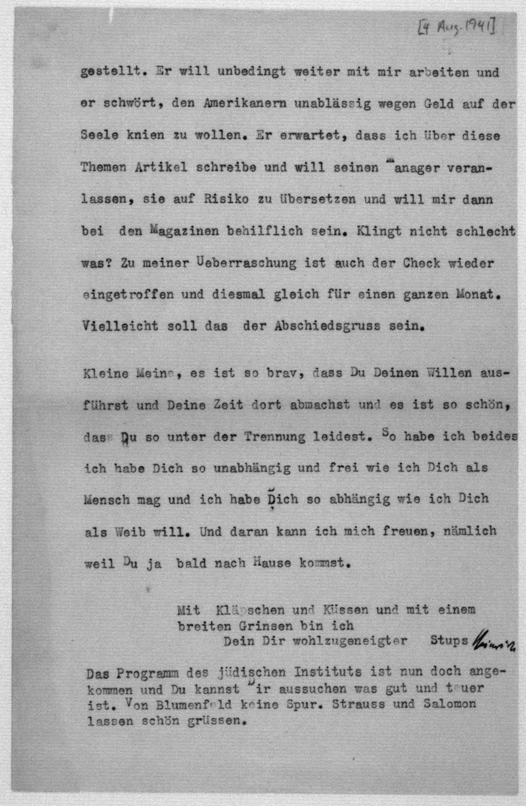 Scanned image of the current content page