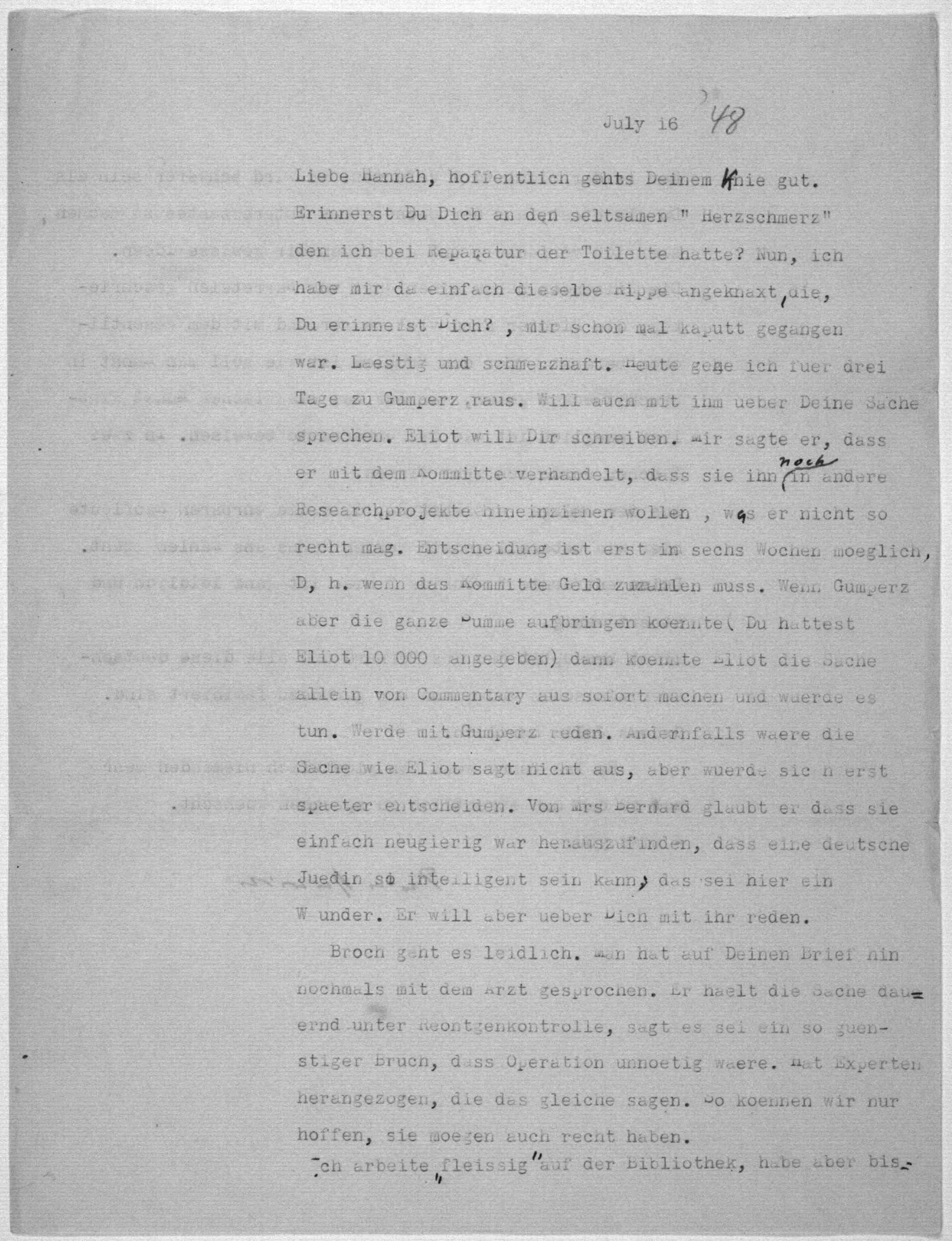 Scanned image of the current content page
