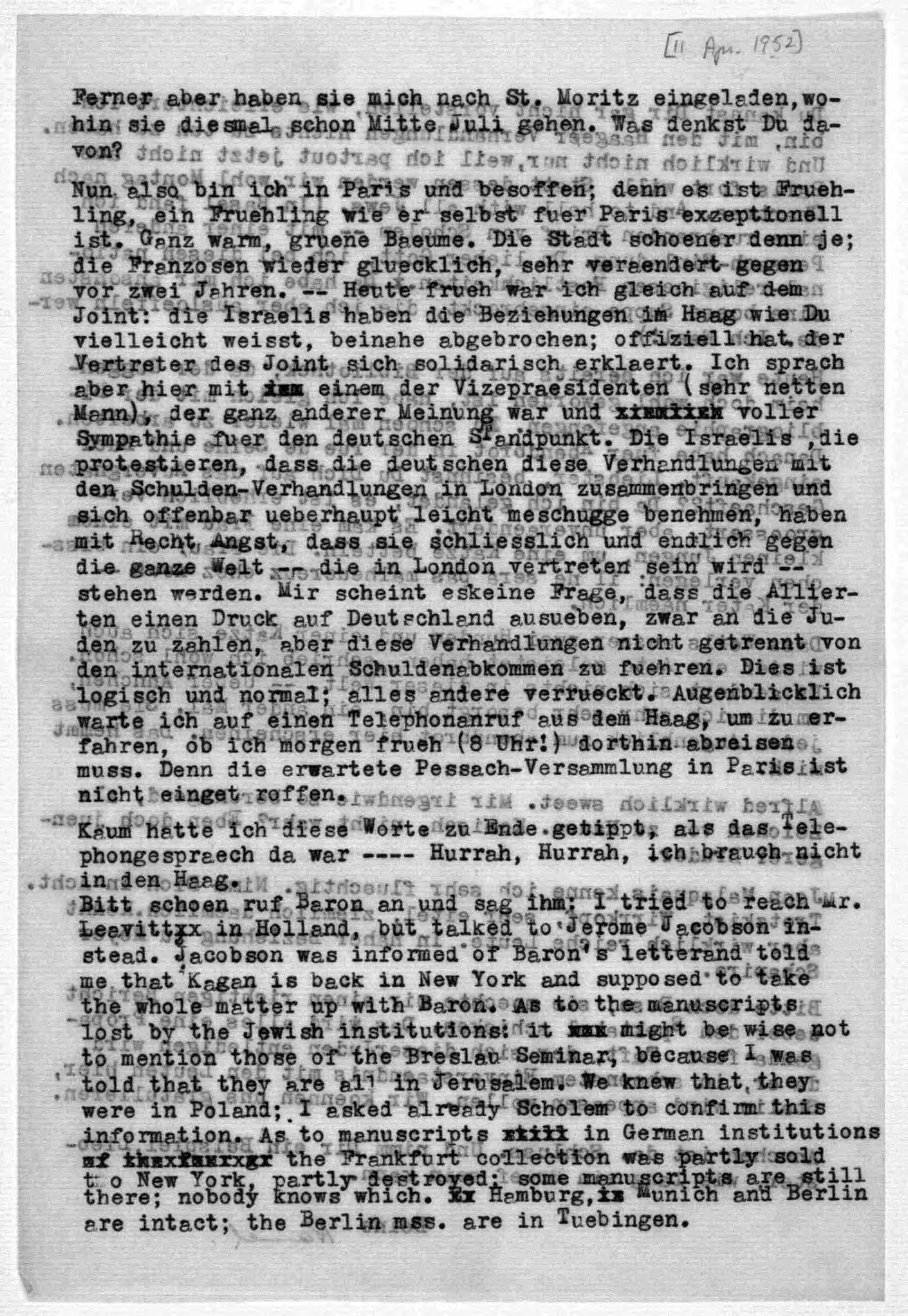 Scanned image of the current content page