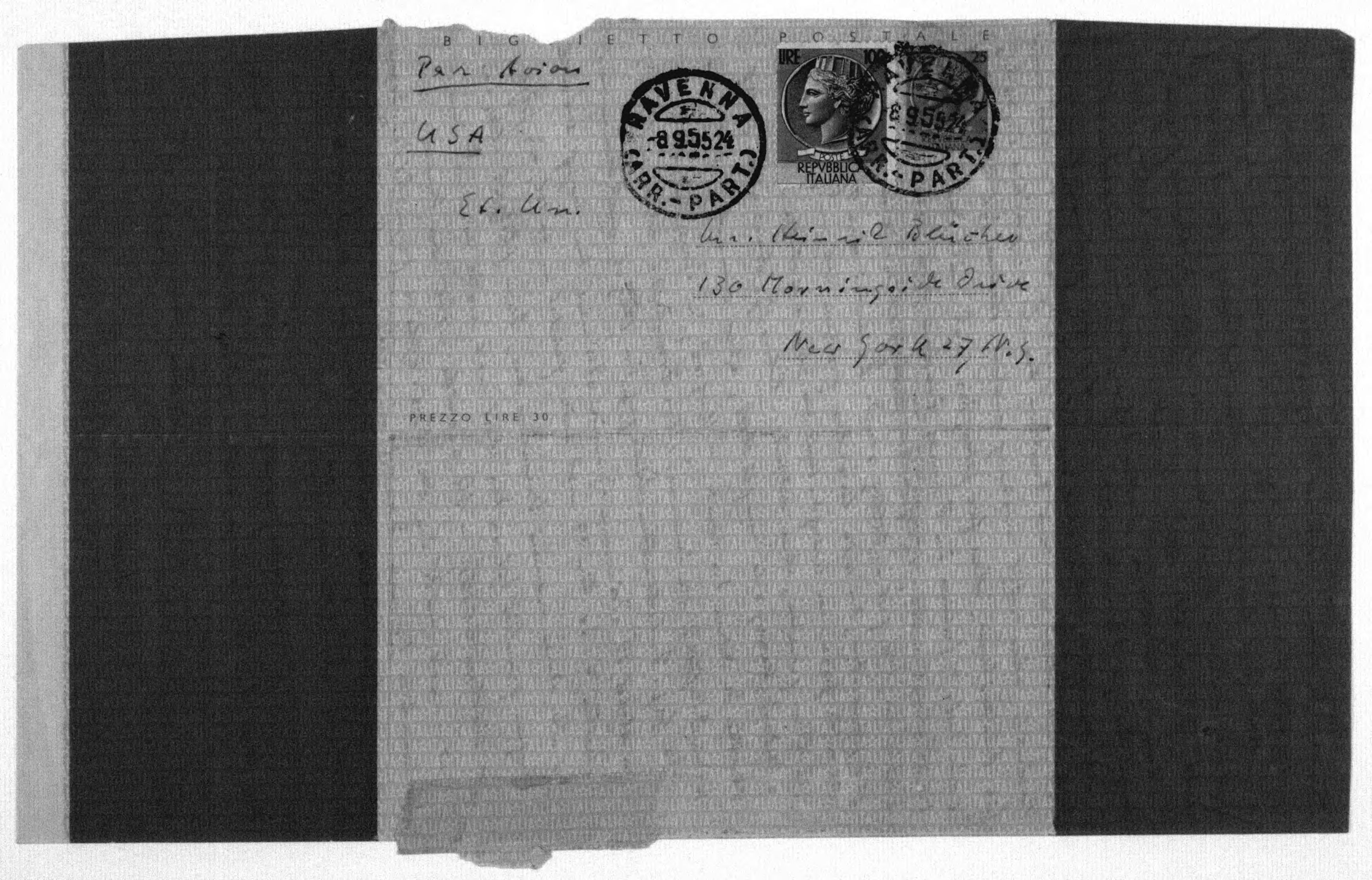 Scanned image of the current content page