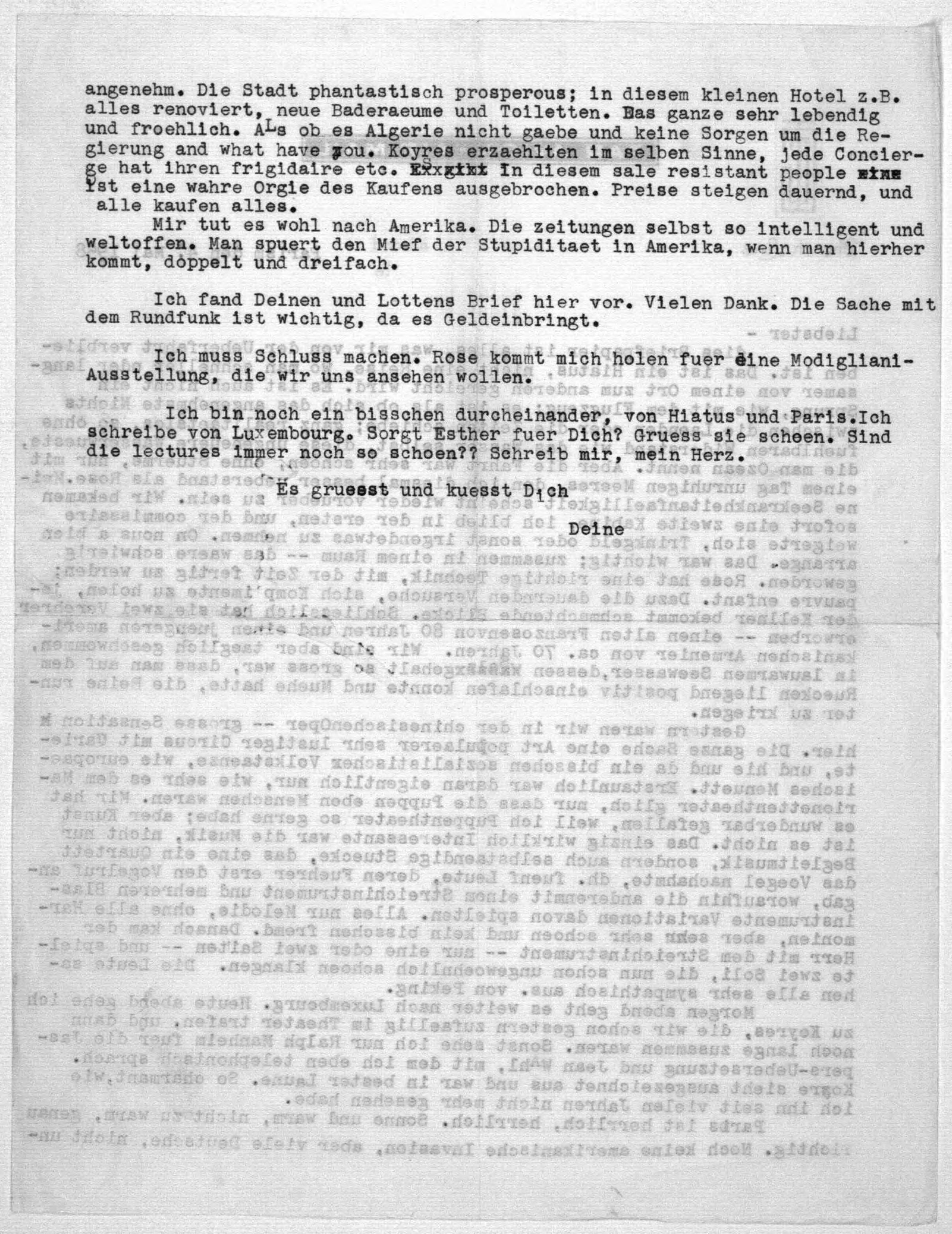Scanned image of the current content page