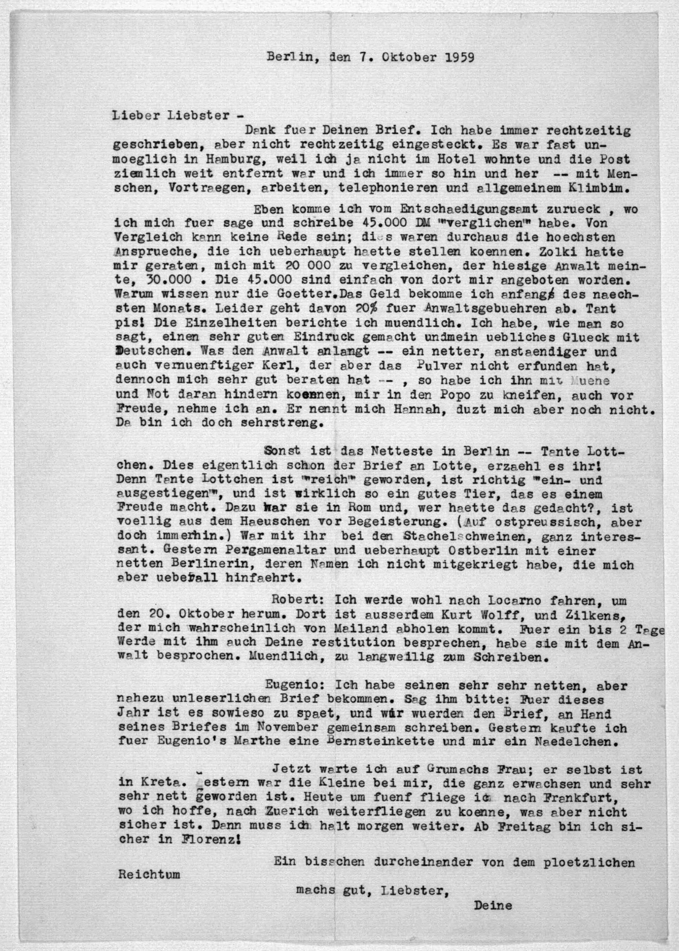 Scanned image of the current content page