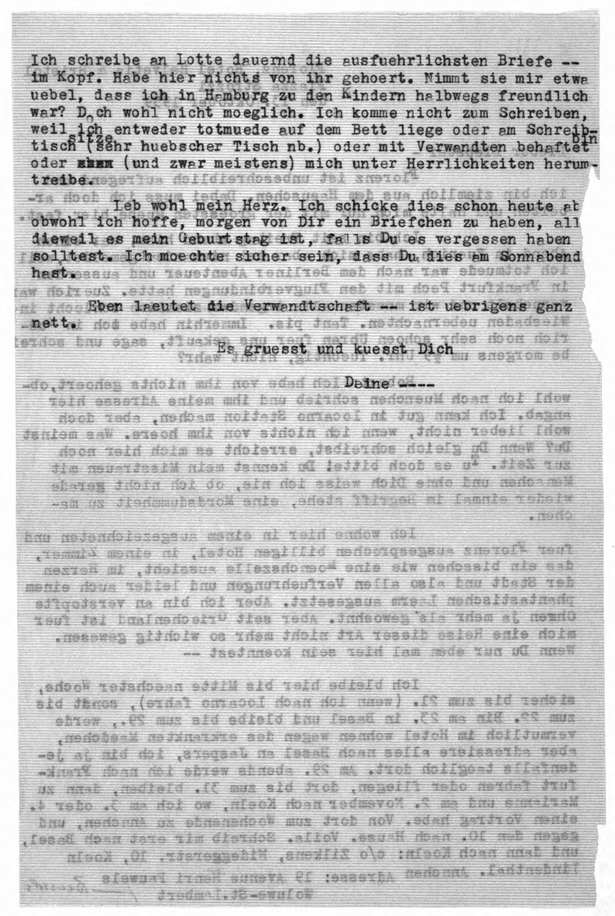 Scanned image of the current content page