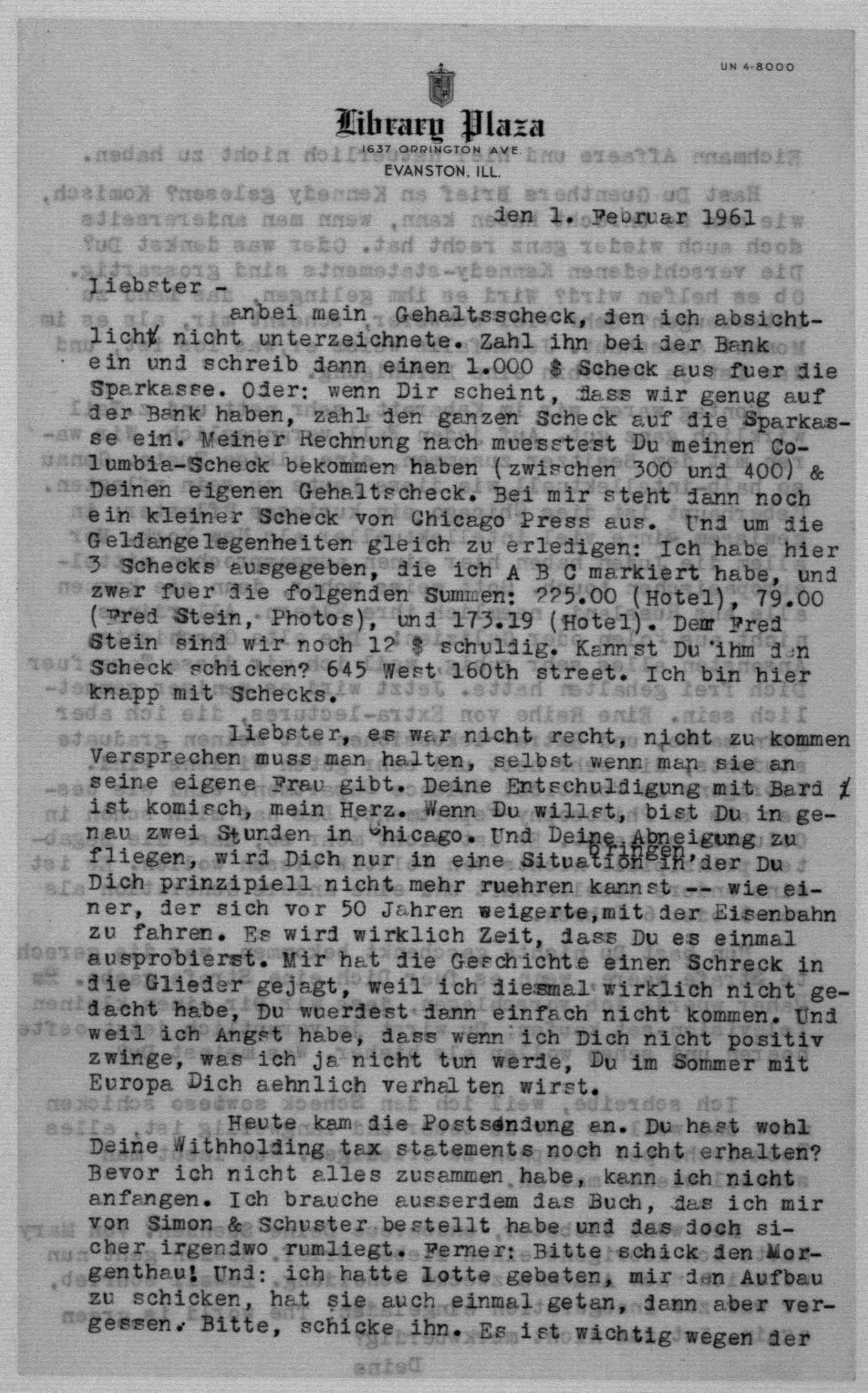 Scanned image of the current content page