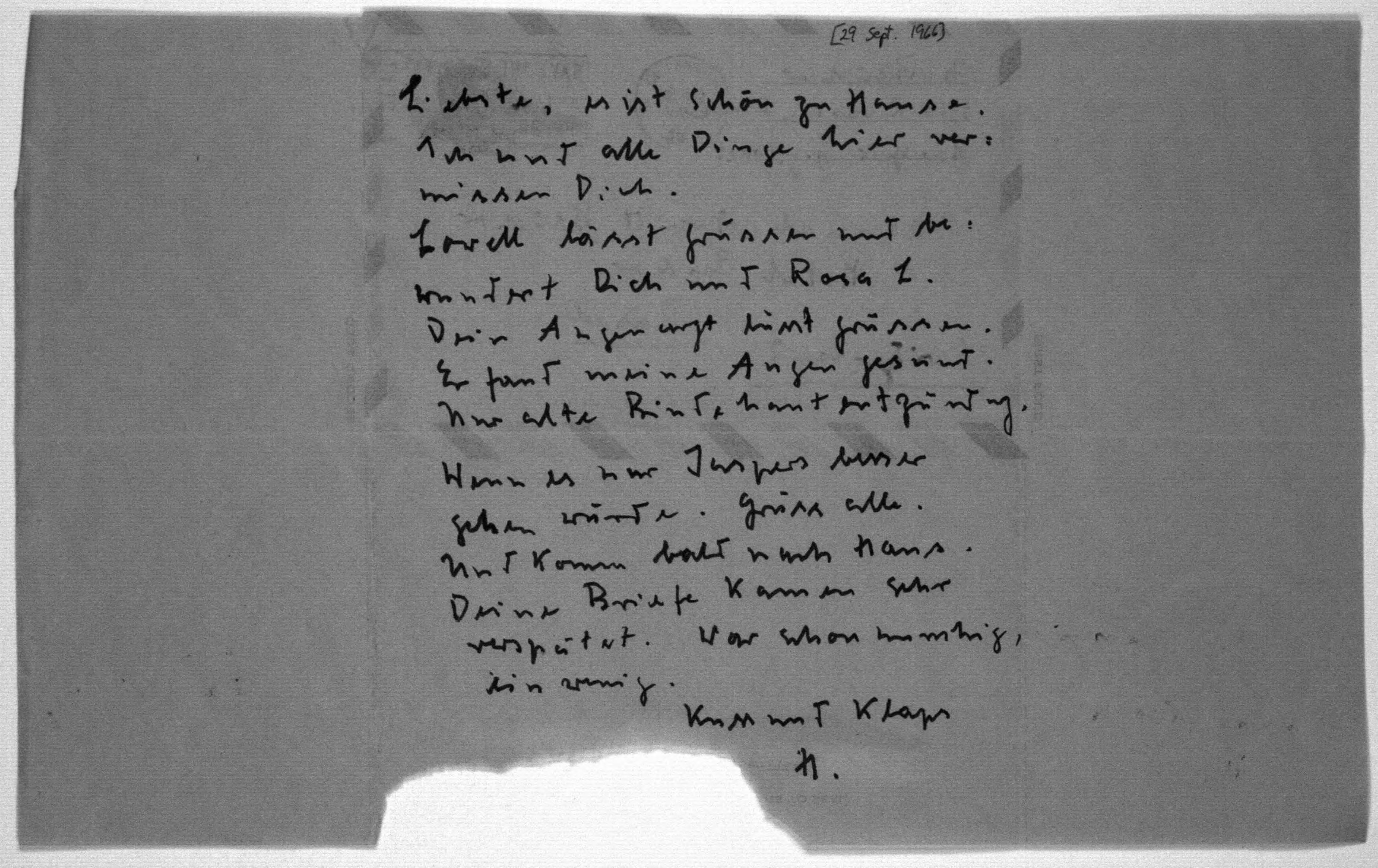 Scanned image of the current content page
