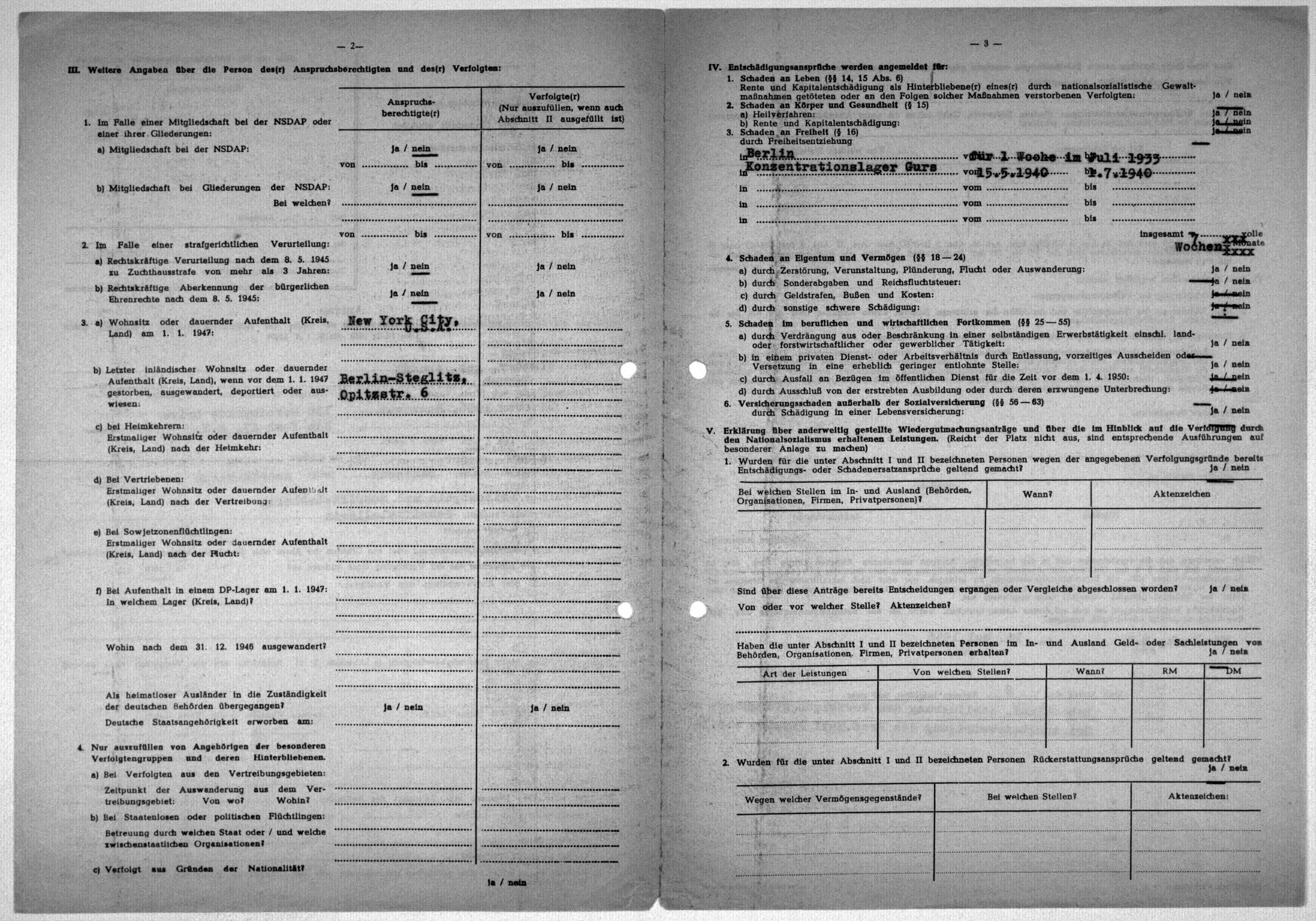 Scanned image of the current content page