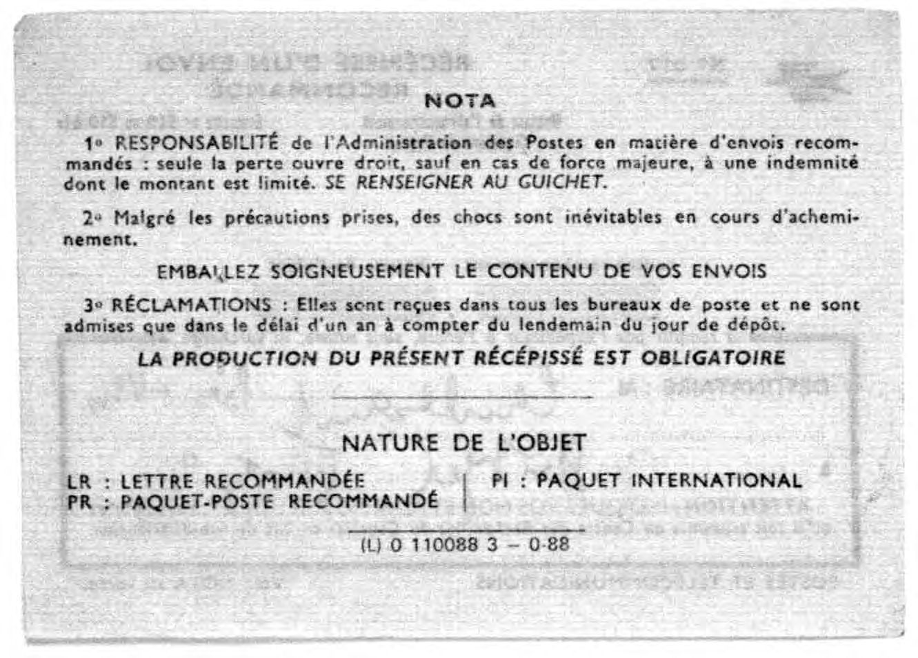 Scanned image of the current content page