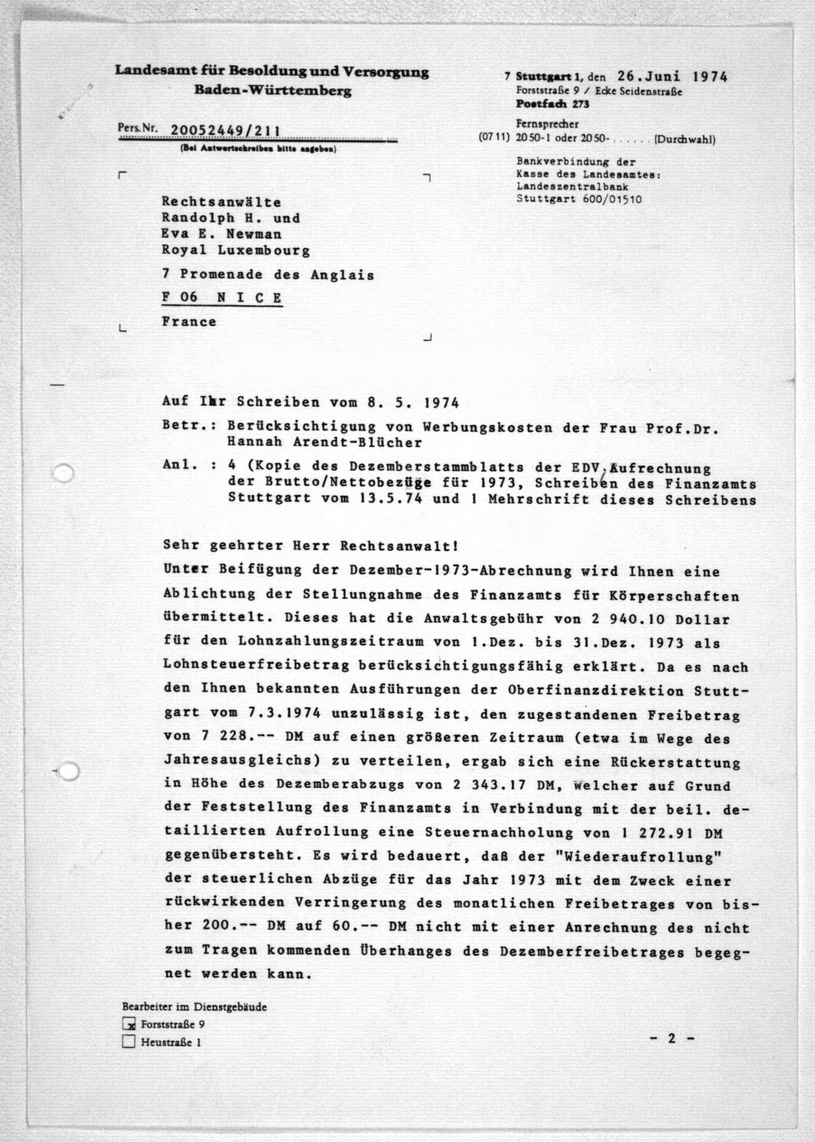 Scanned image of the current content page