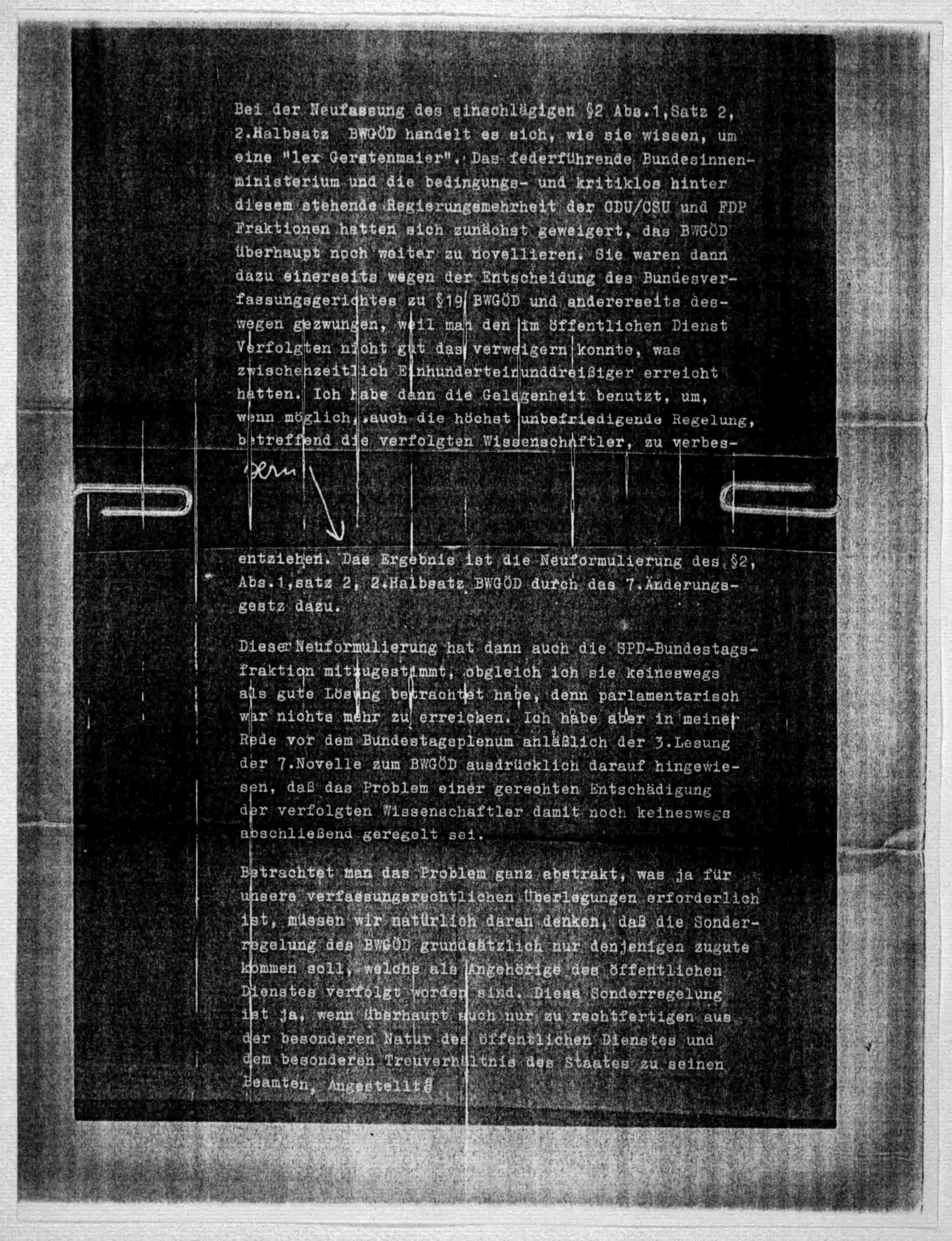 Scanned image of the current content page