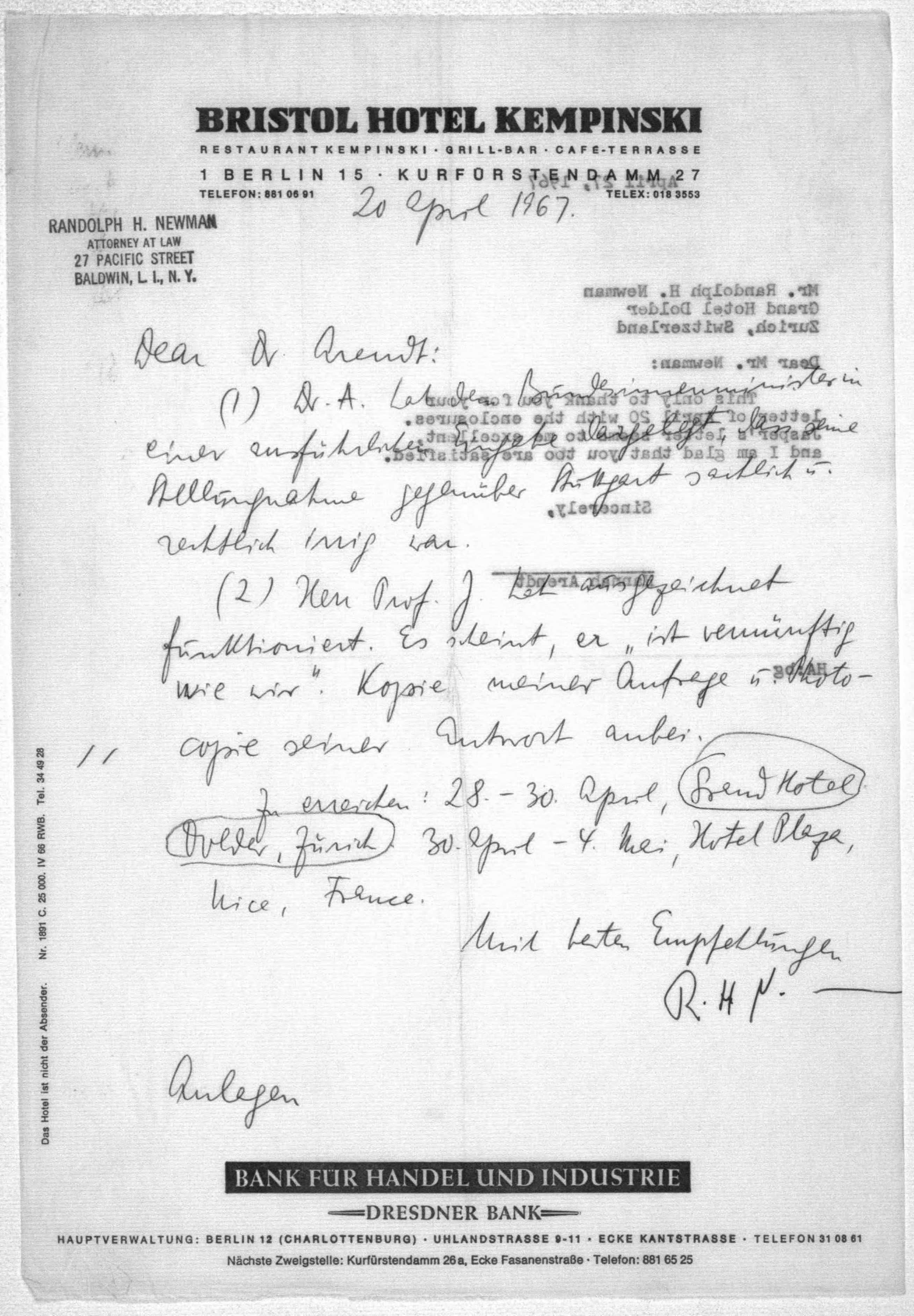 Scanned image of the current content page