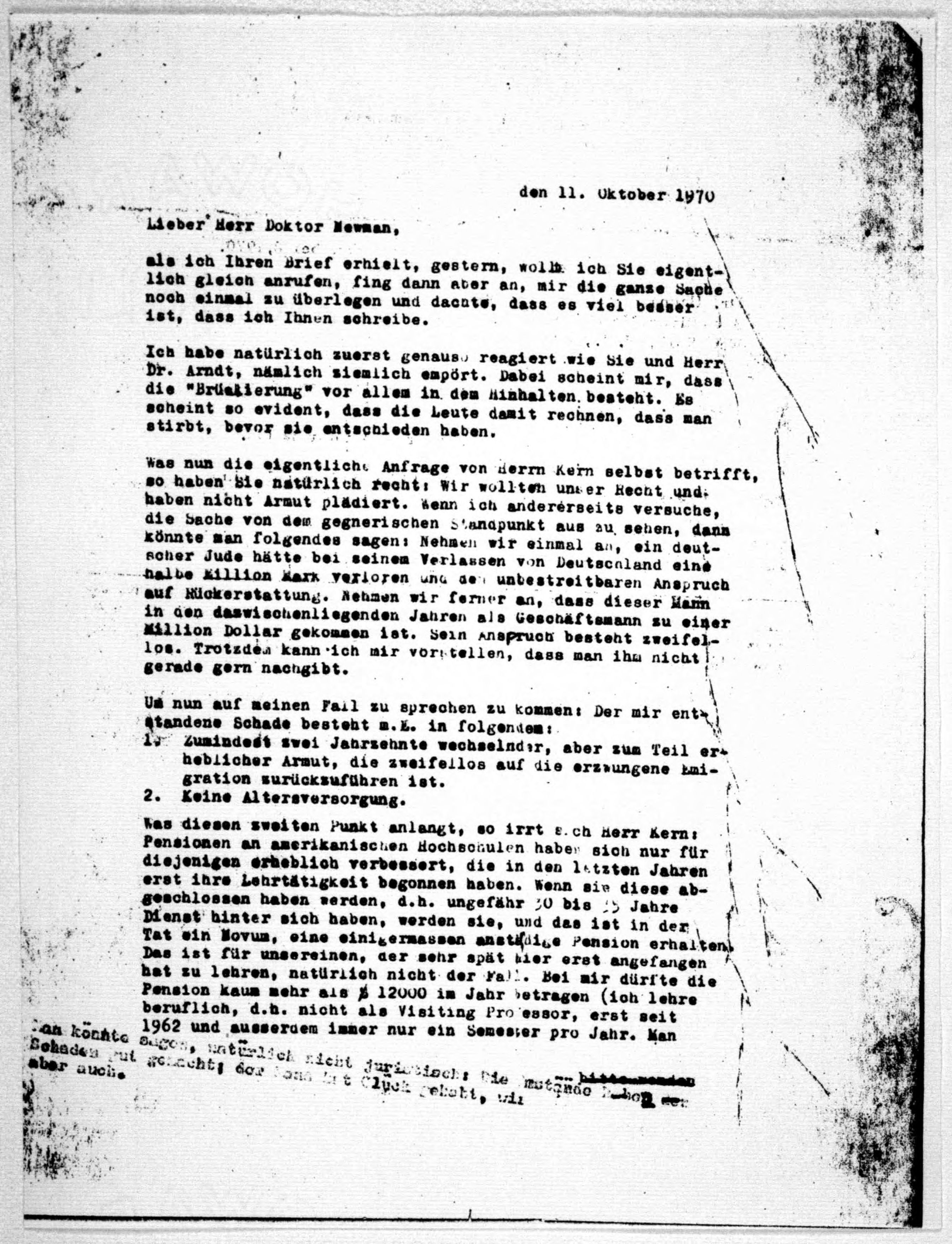 Scanned image of the current content page