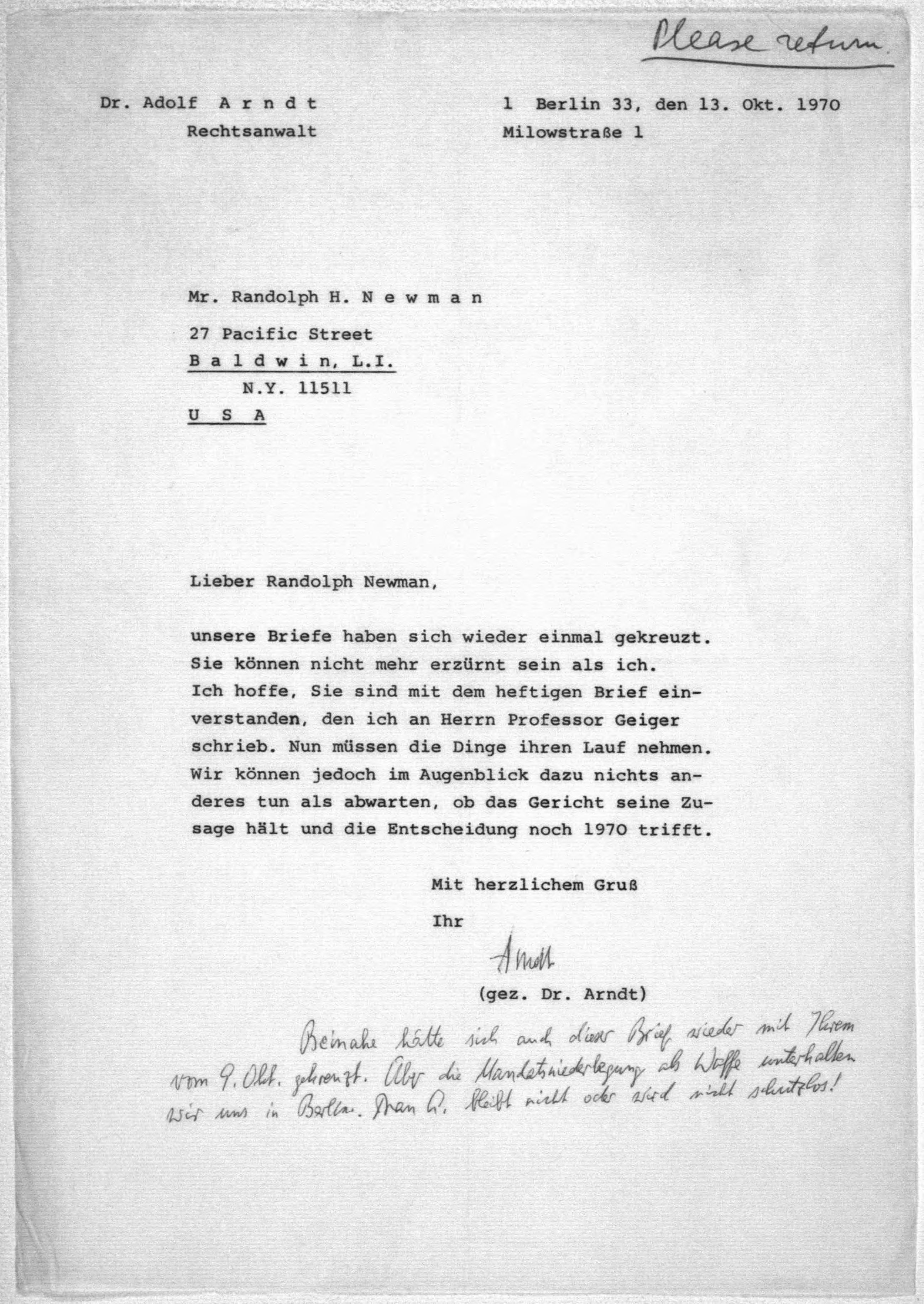 Scanned image of the current content page