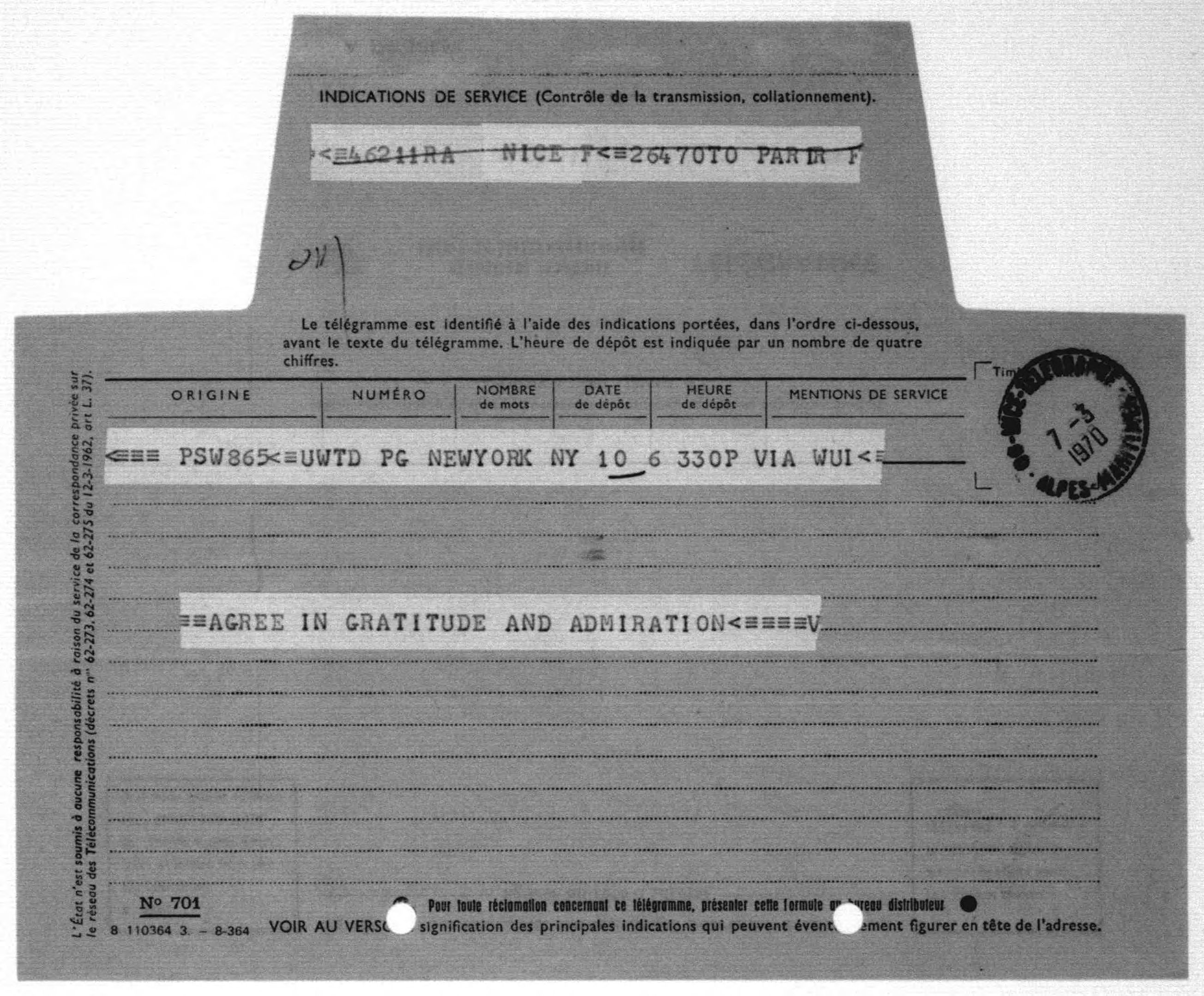 Scanned image of the current content page