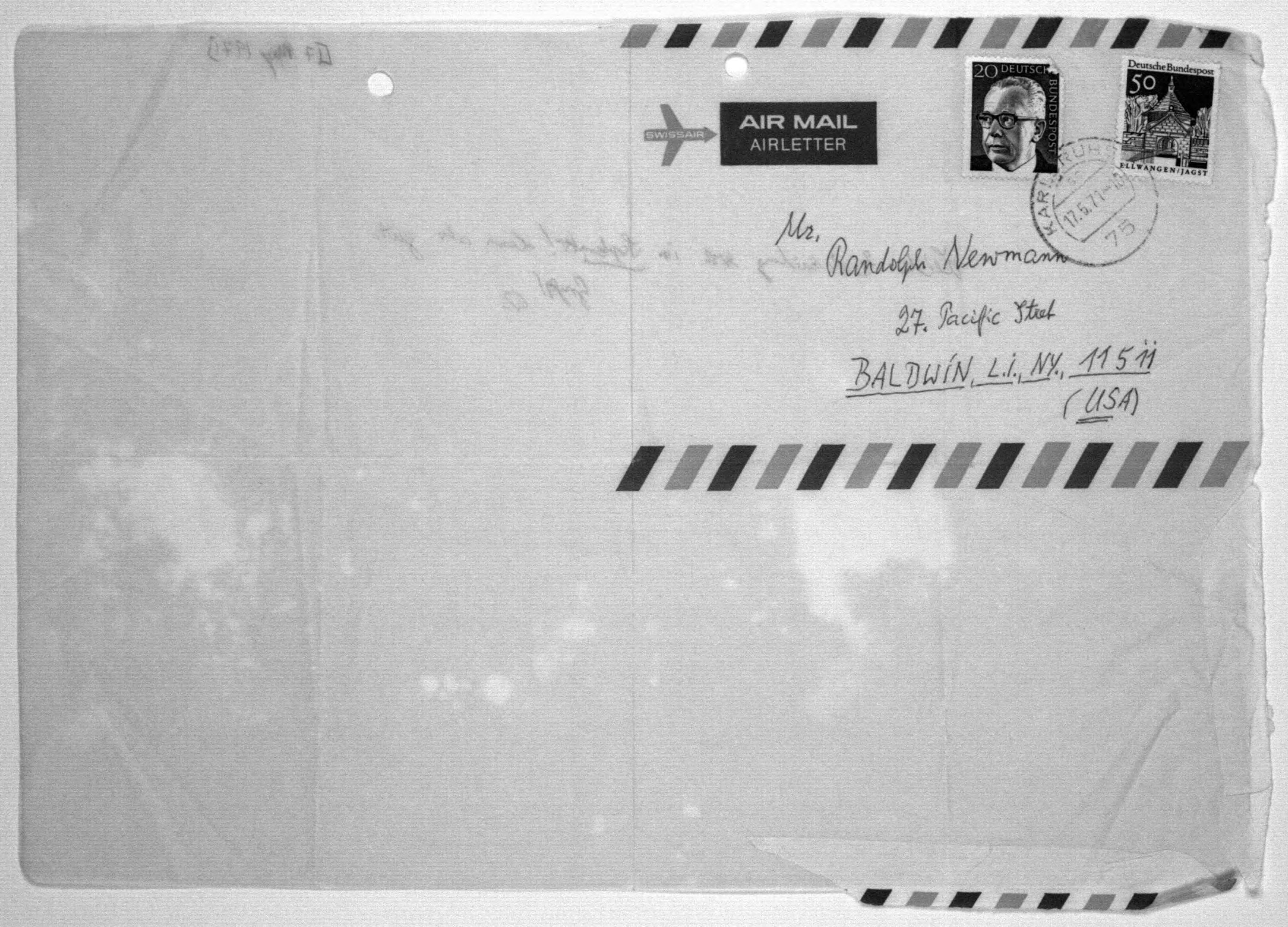 Scanned image of the current content page