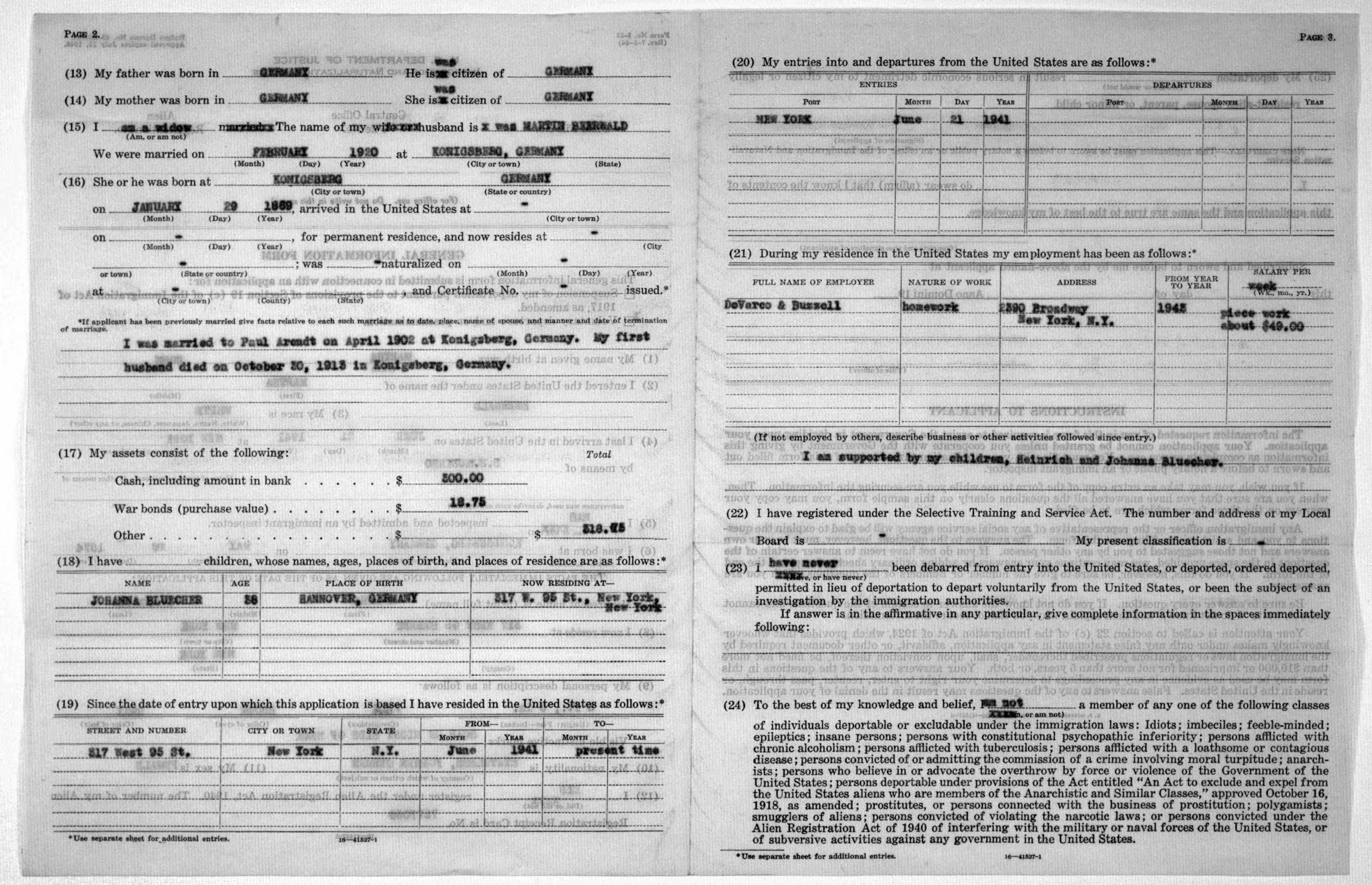 Scanned image of the current content page