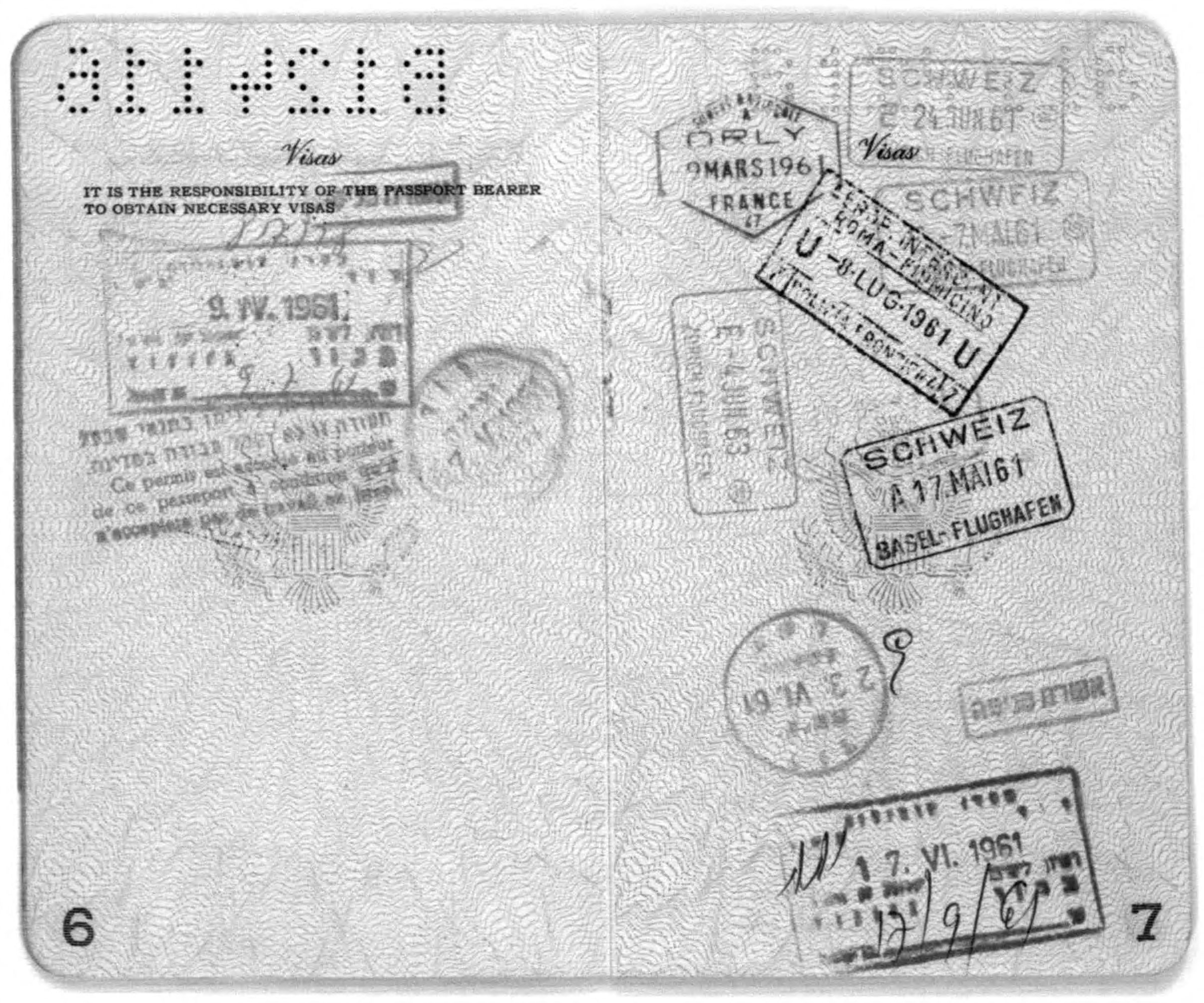 Scanned image of the current content page