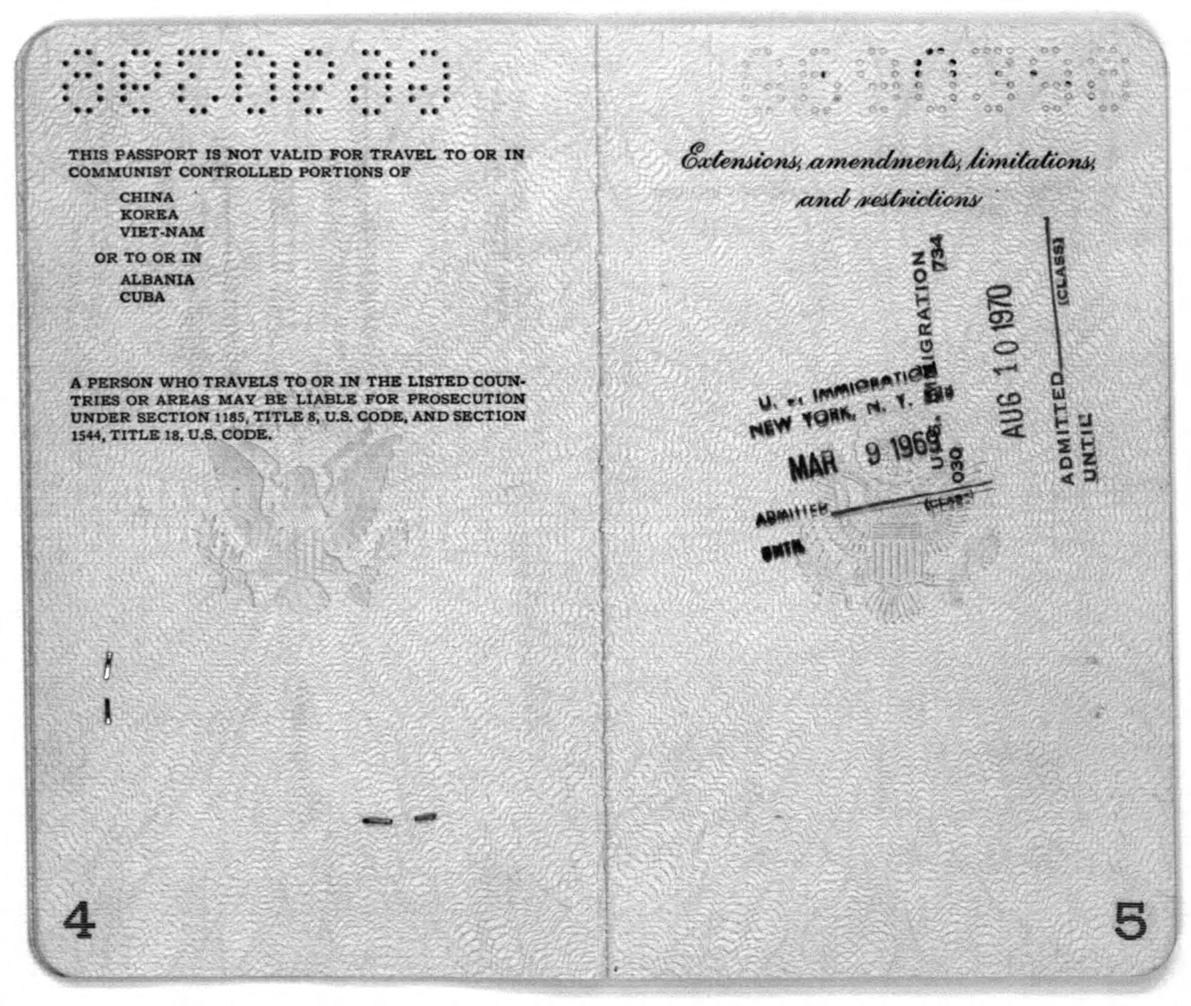 Scanned image of the current content page