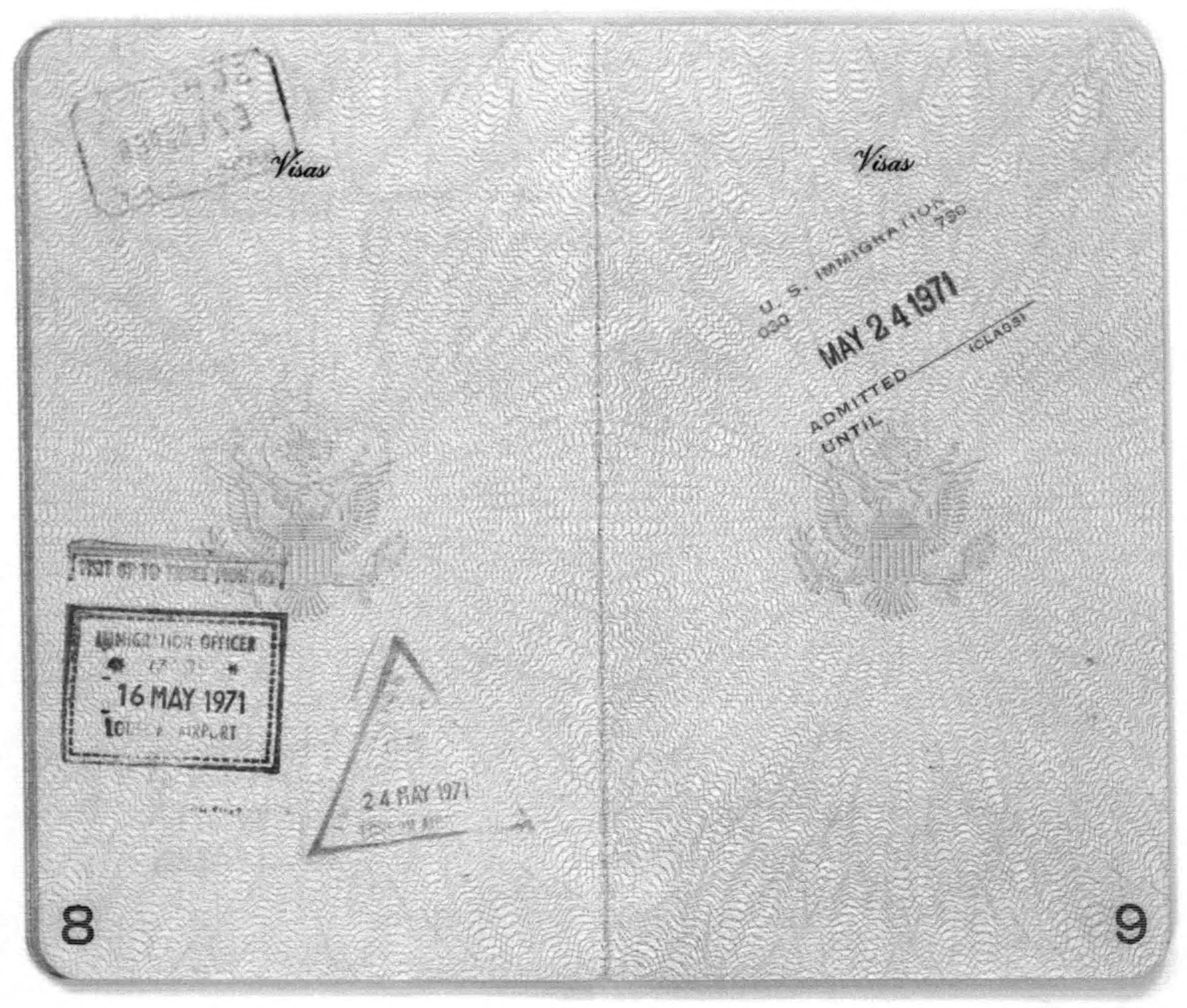 Scanned image of the current content page