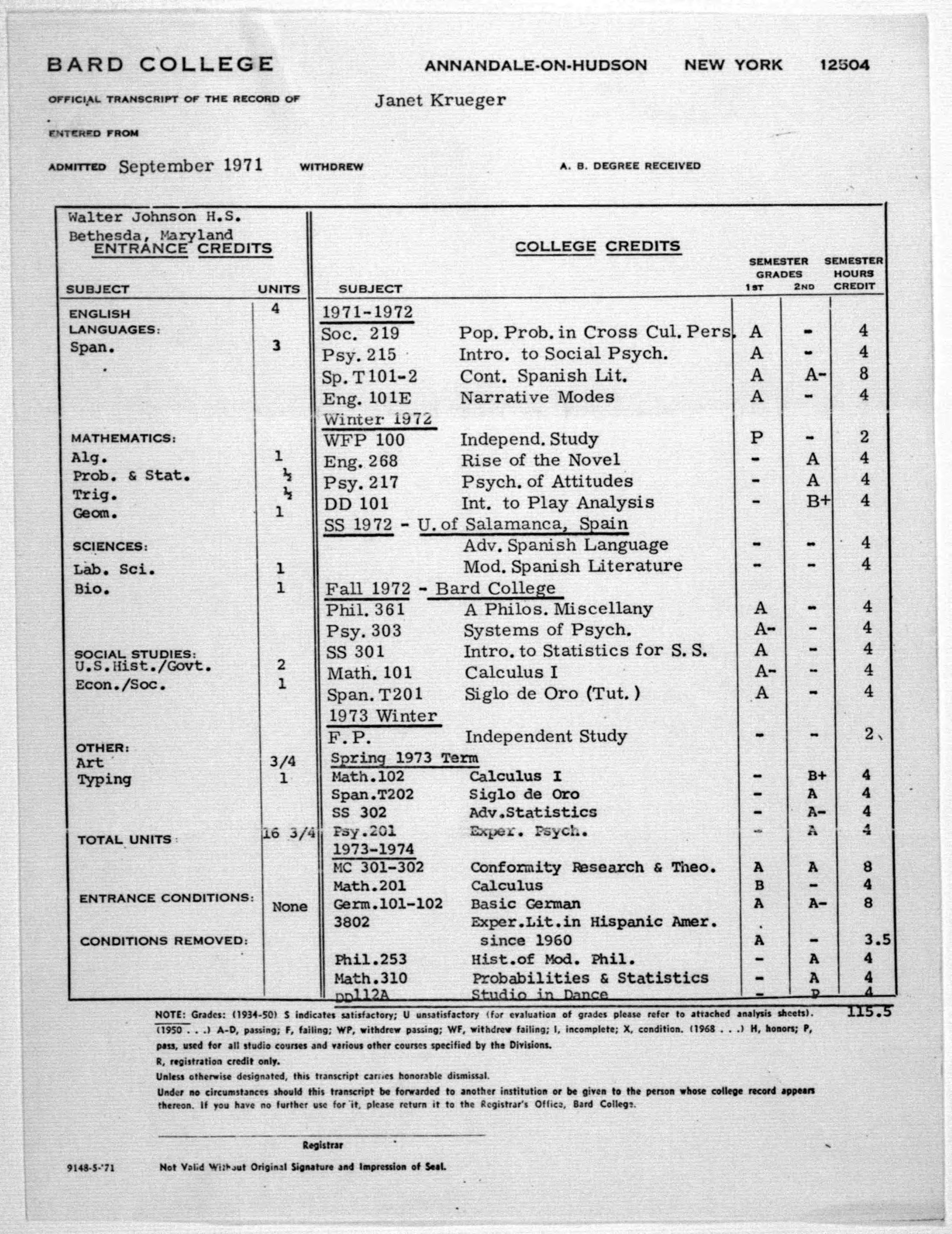 Scanned image of the current content page