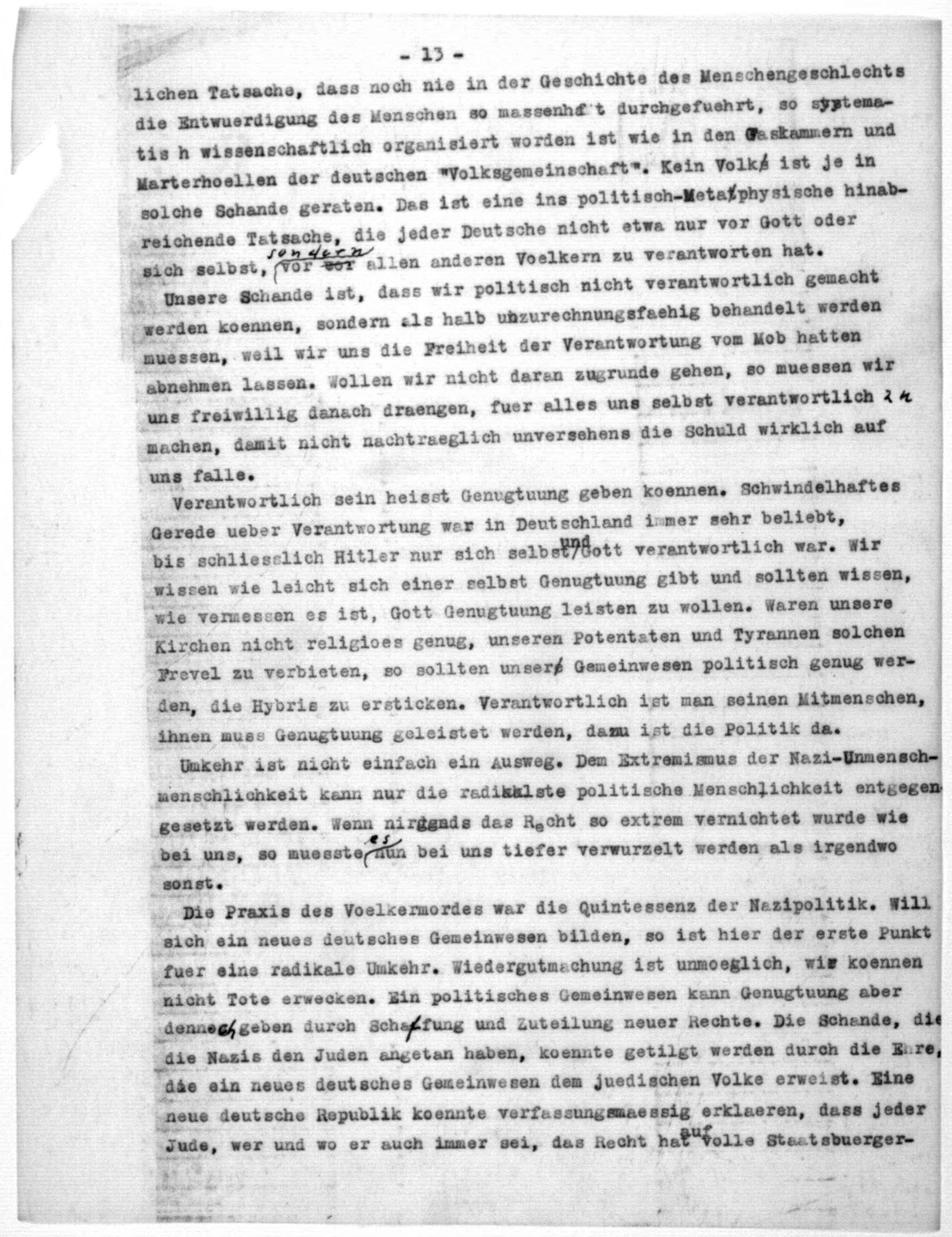 Scanned image of the current content page