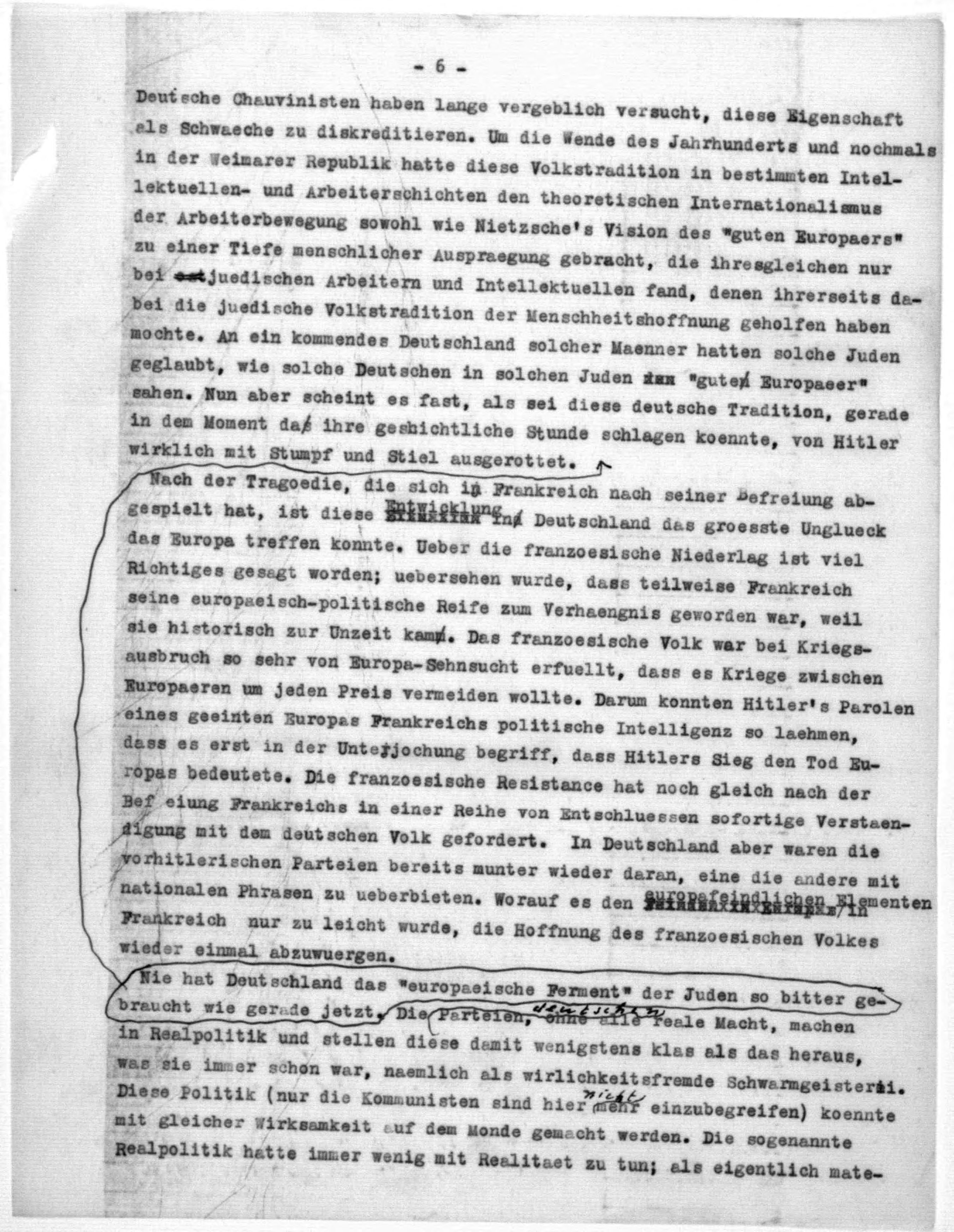 Scanned image of the current content page