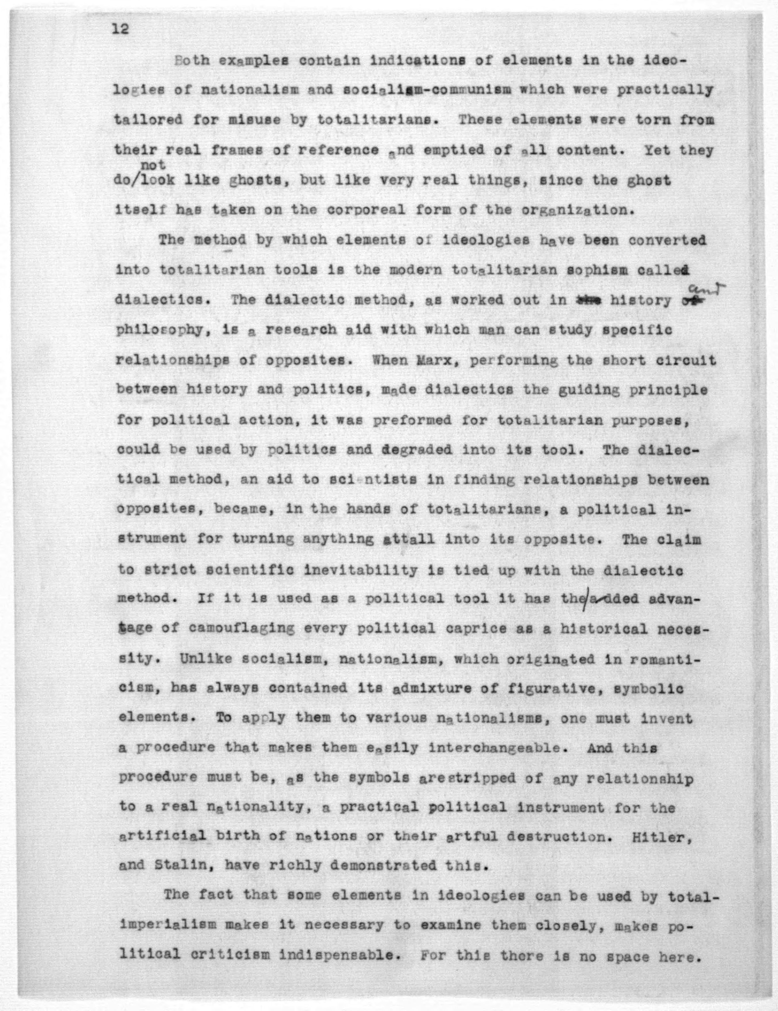 Scanned image of the current content page