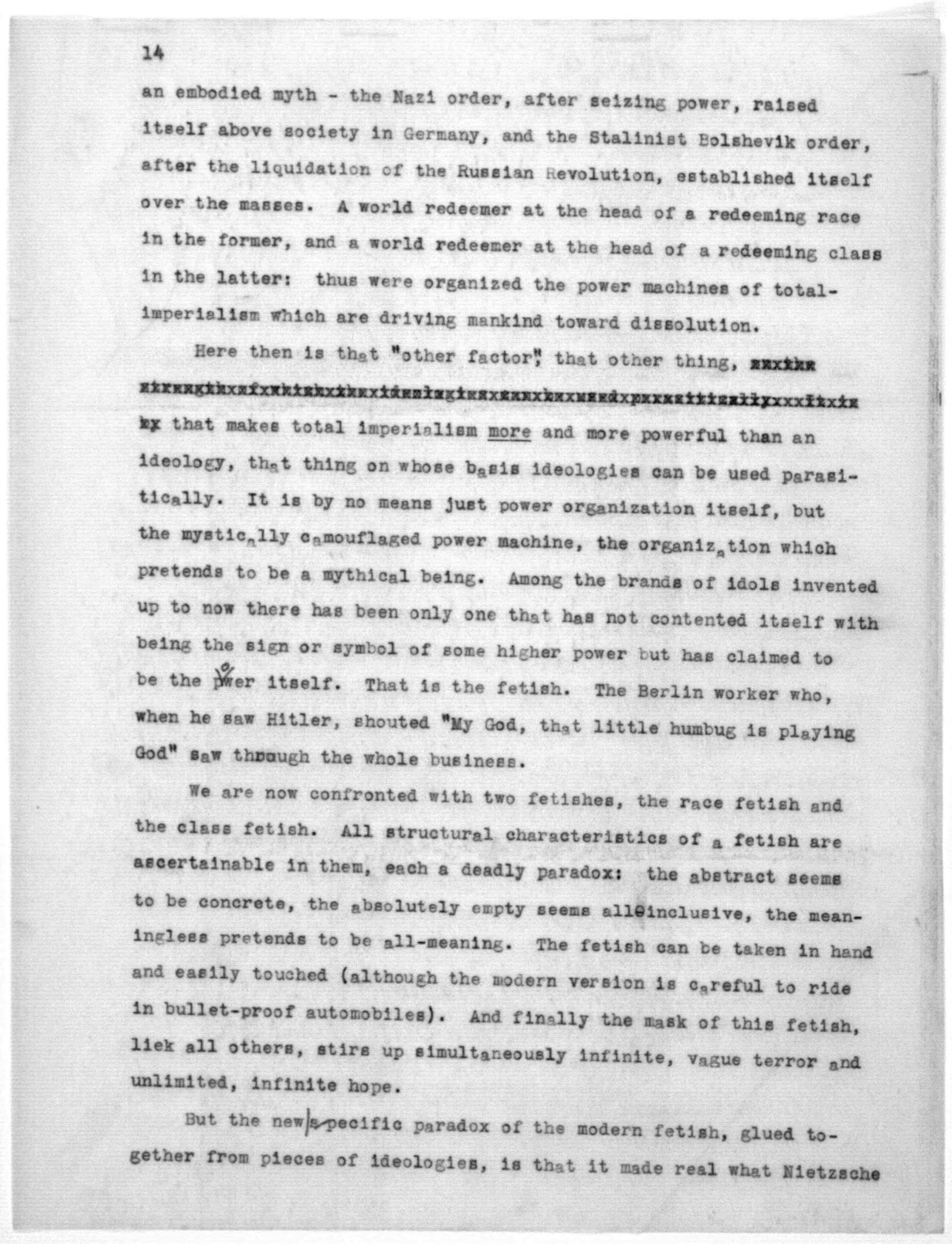 Scanned image of the current content page