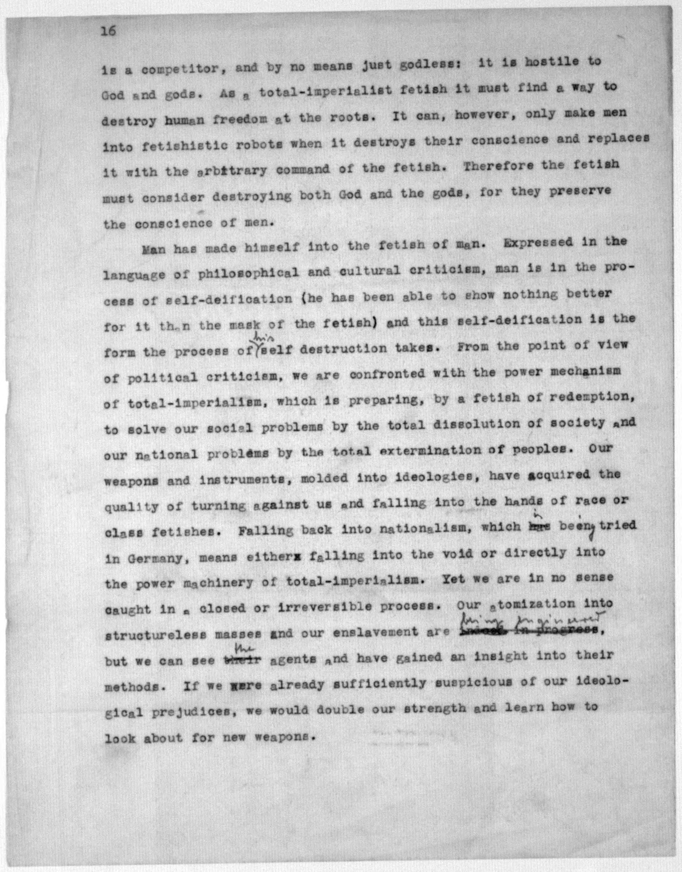 Scanned image of the current content page