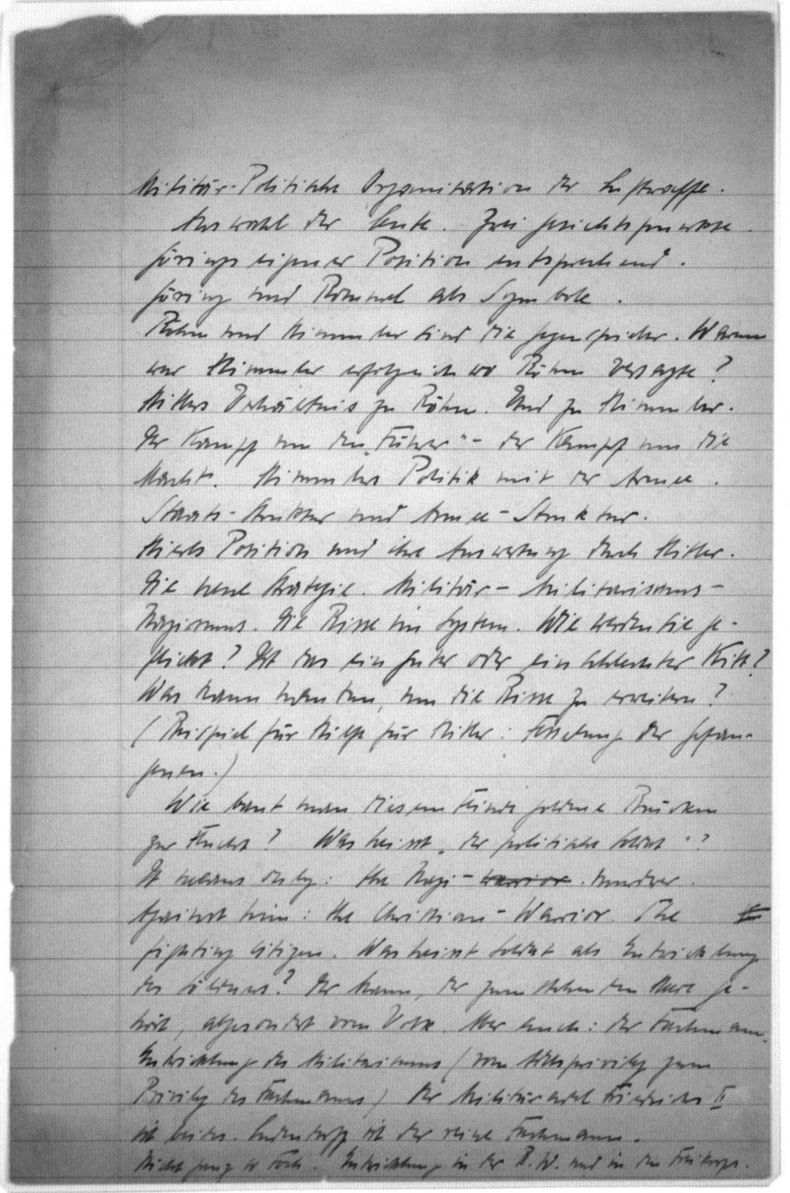 Scanned image of the current content page