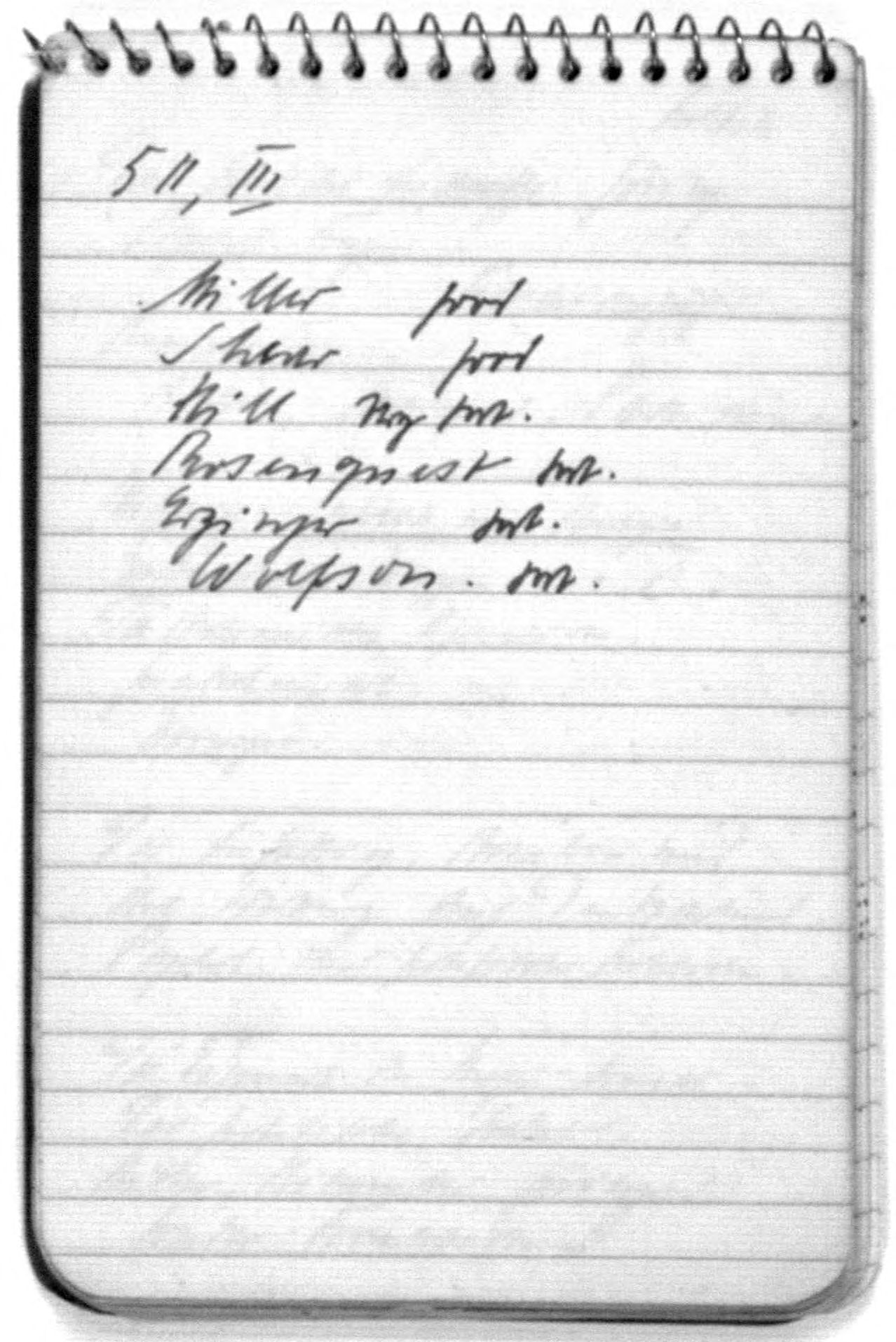 Scanned image of the current content page