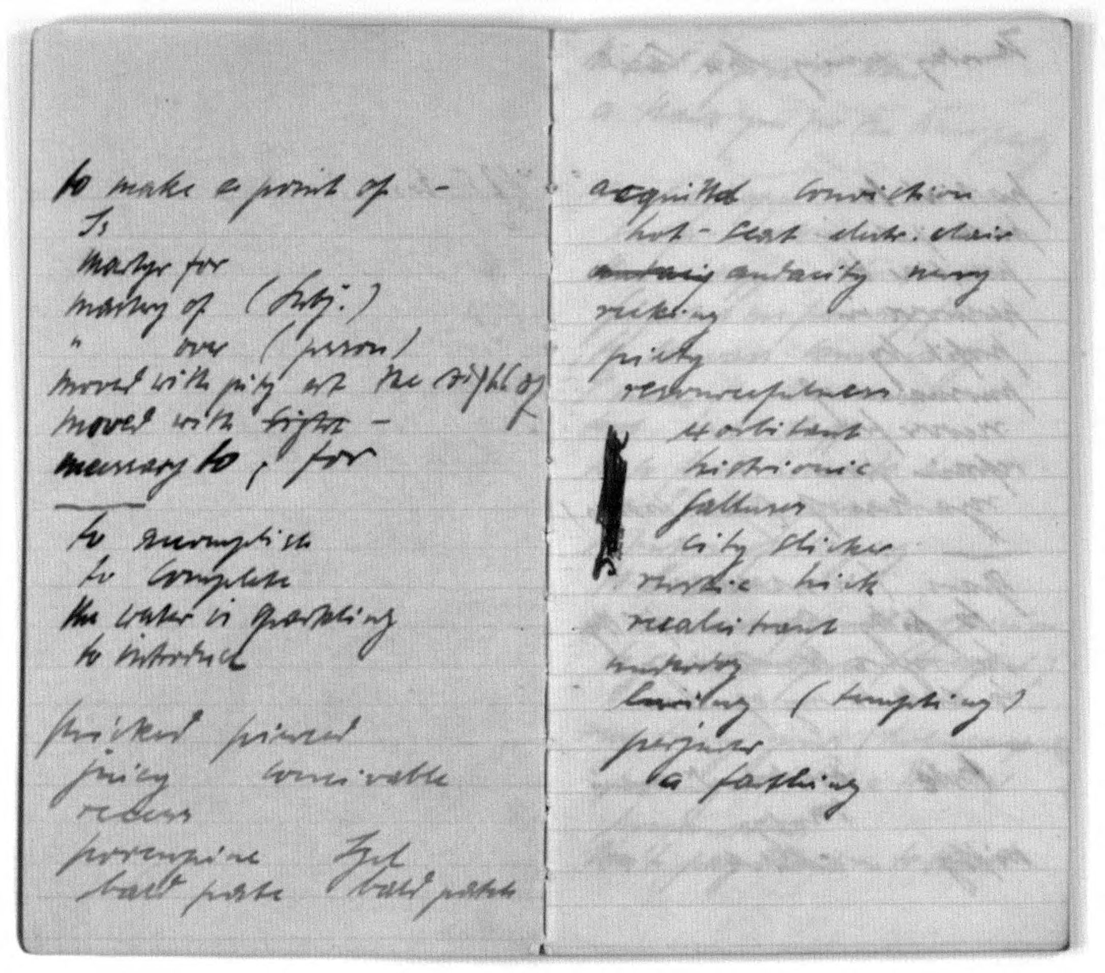 Scanned image of the current content page