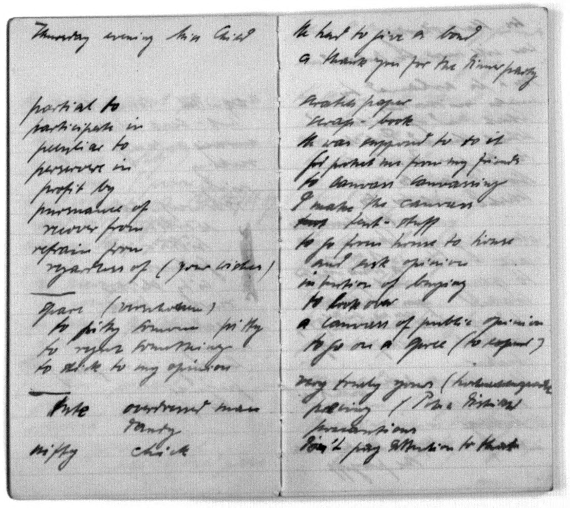 Scanned image of the current content page