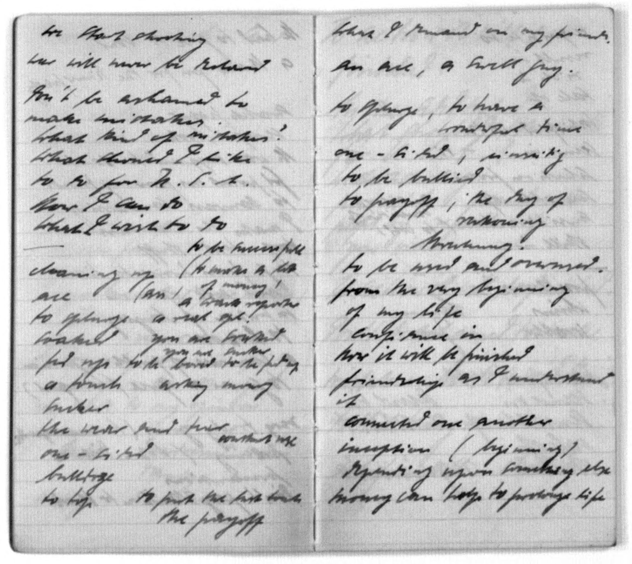 Scanned image of the current content page