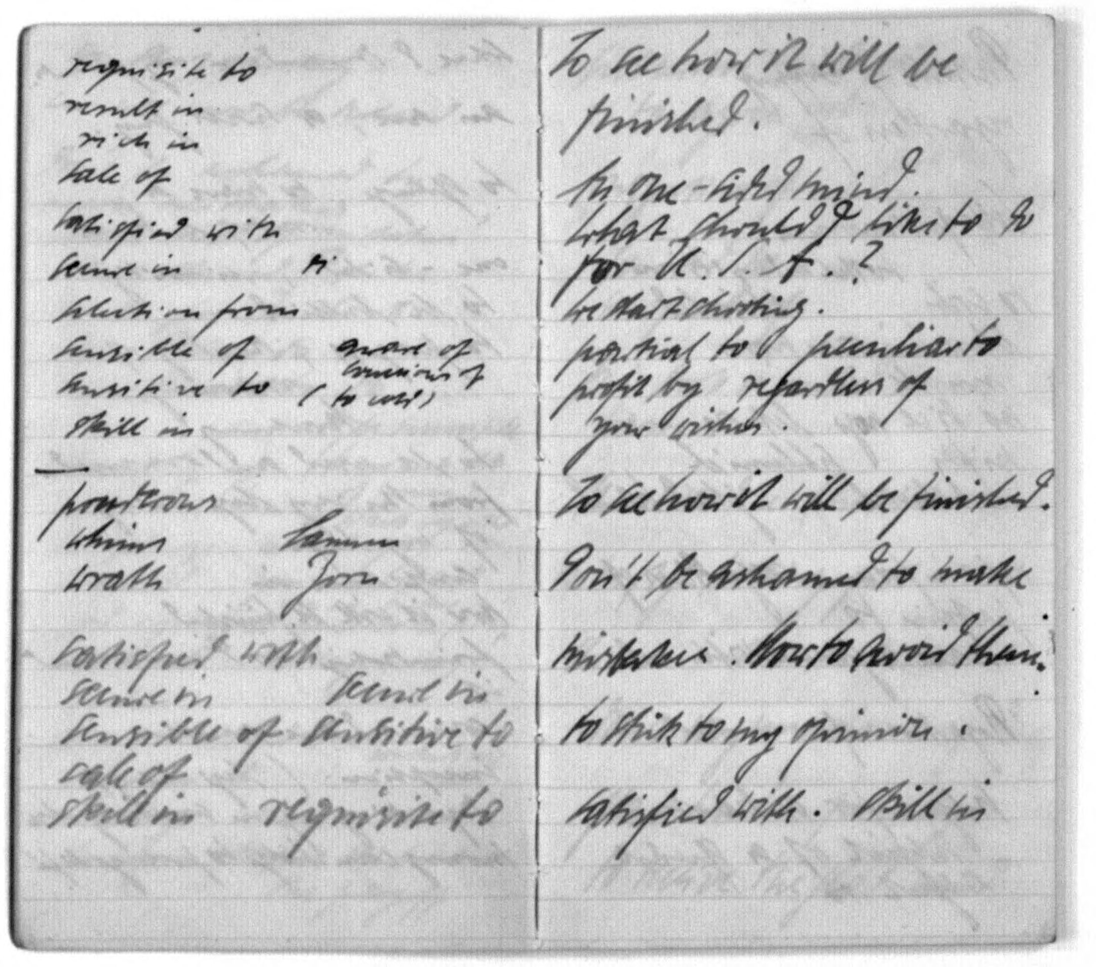 Scanned image of the current content page