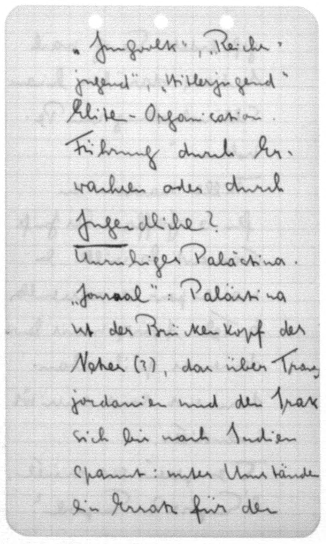 Scanned image of the current content page