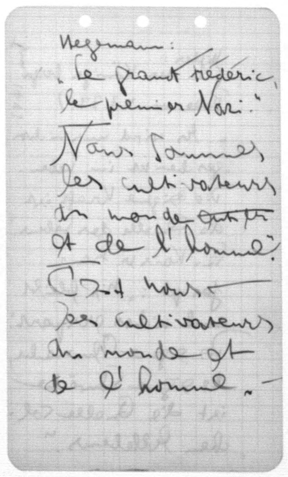 Scanned image of the current content page