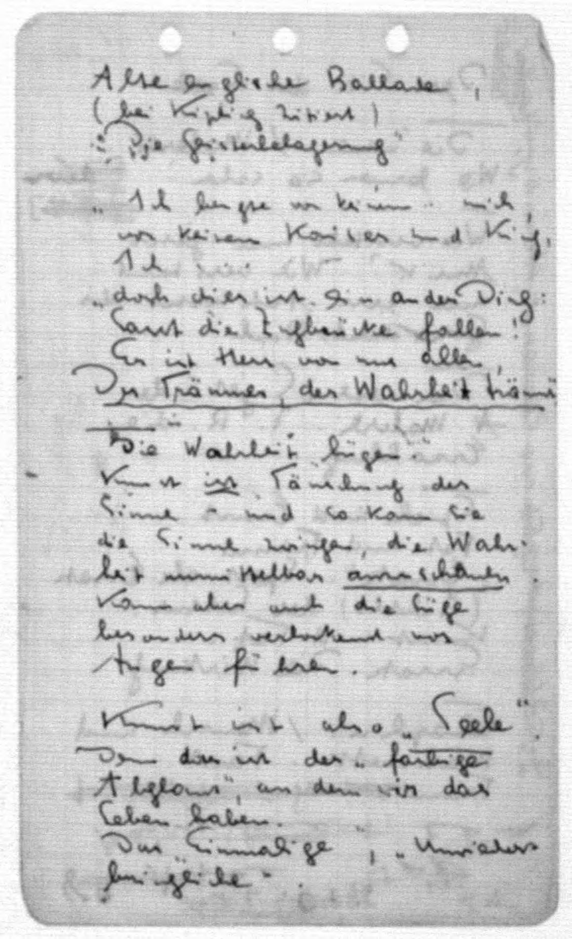 Scanned image of the current content page