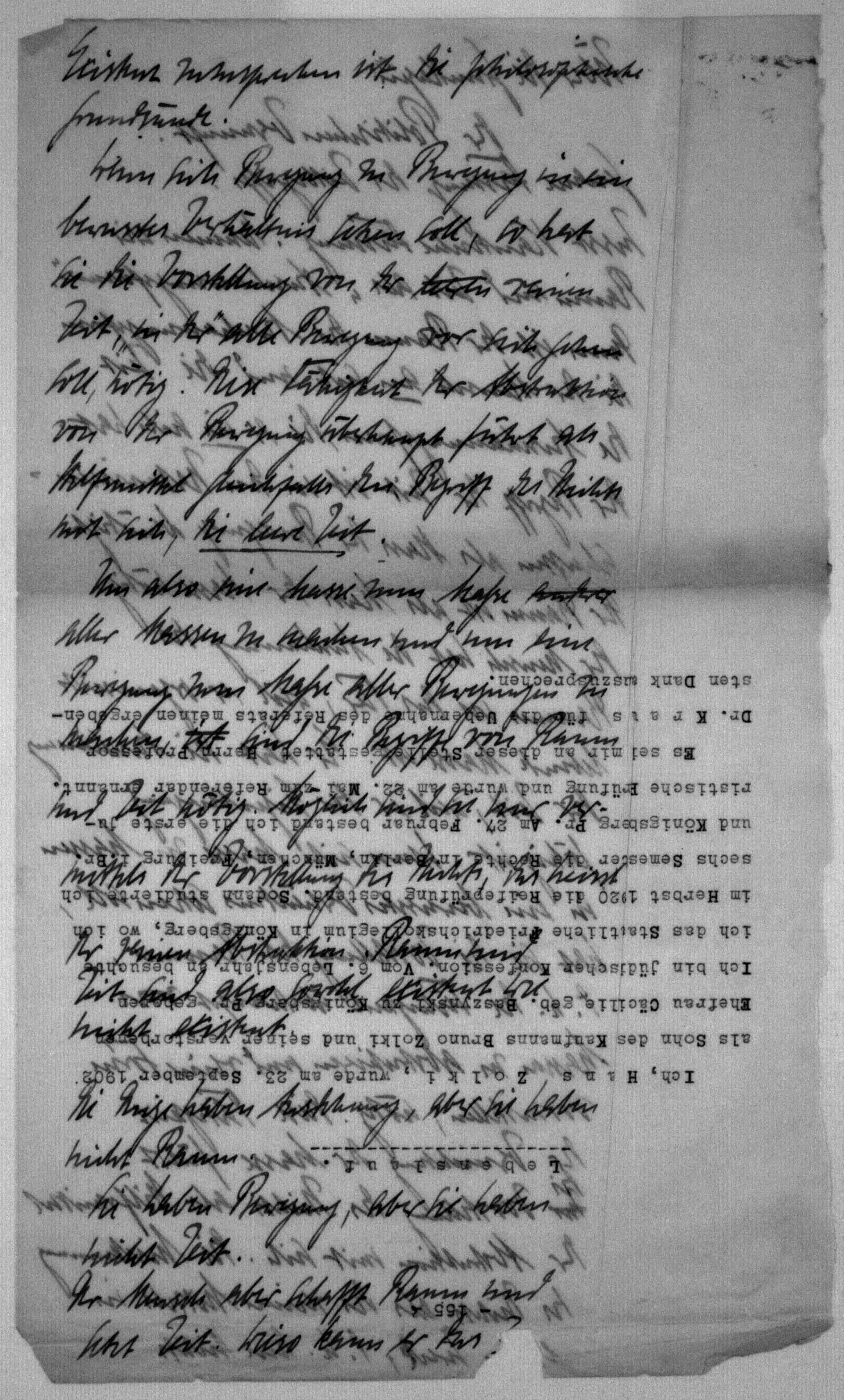 Scanned image of the current content page