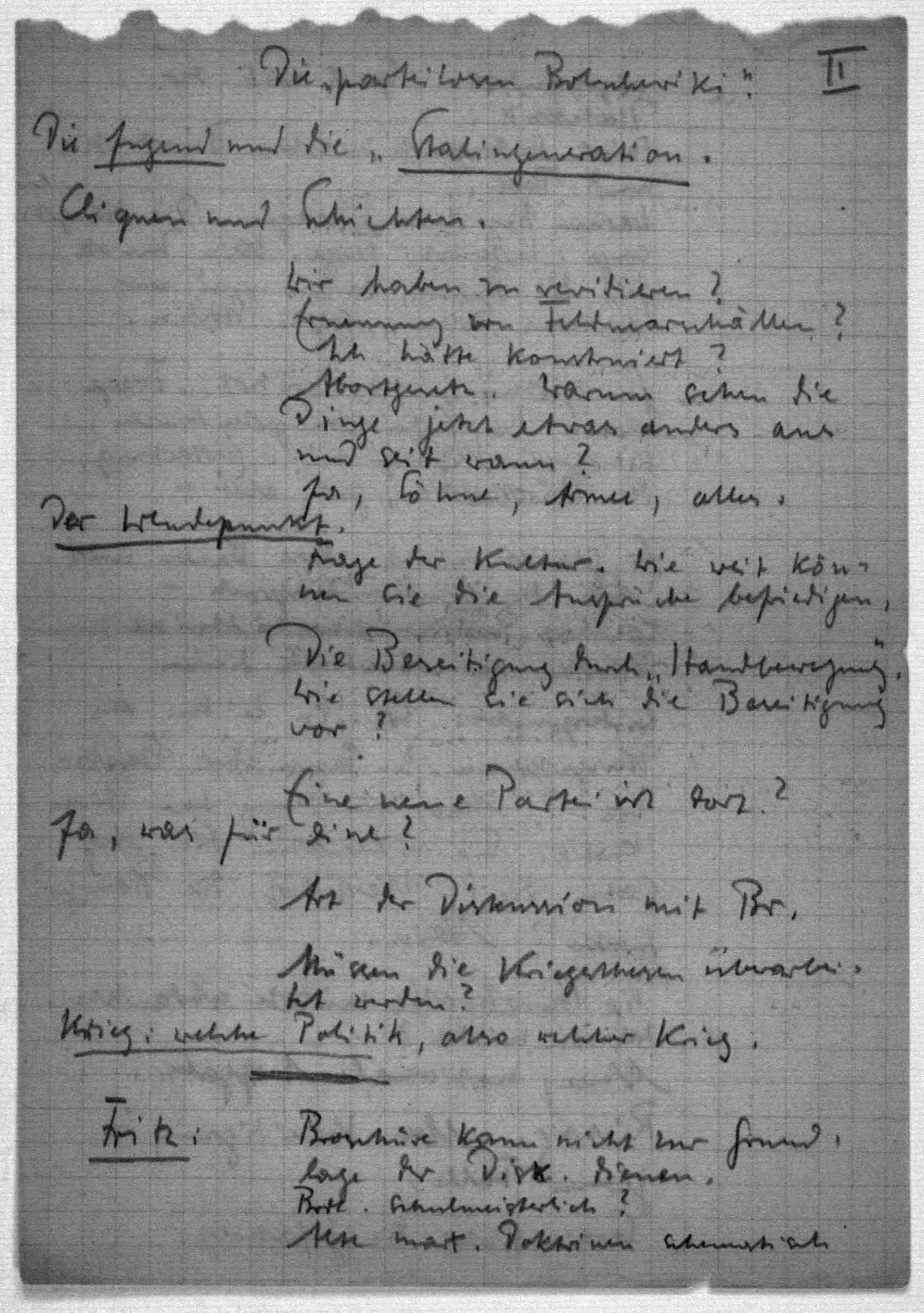Scanned image of the current content page