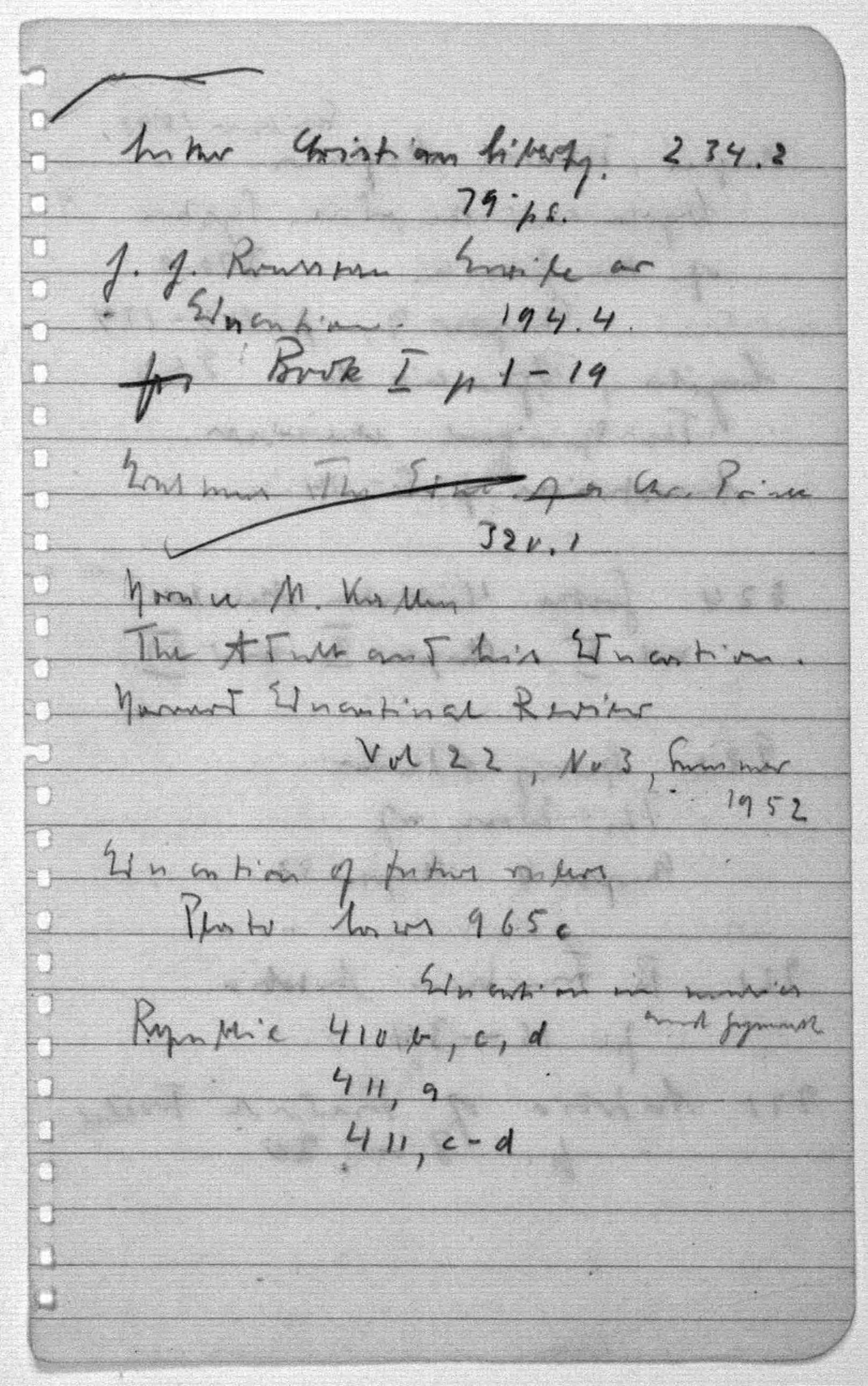 Scanned image of the current content page