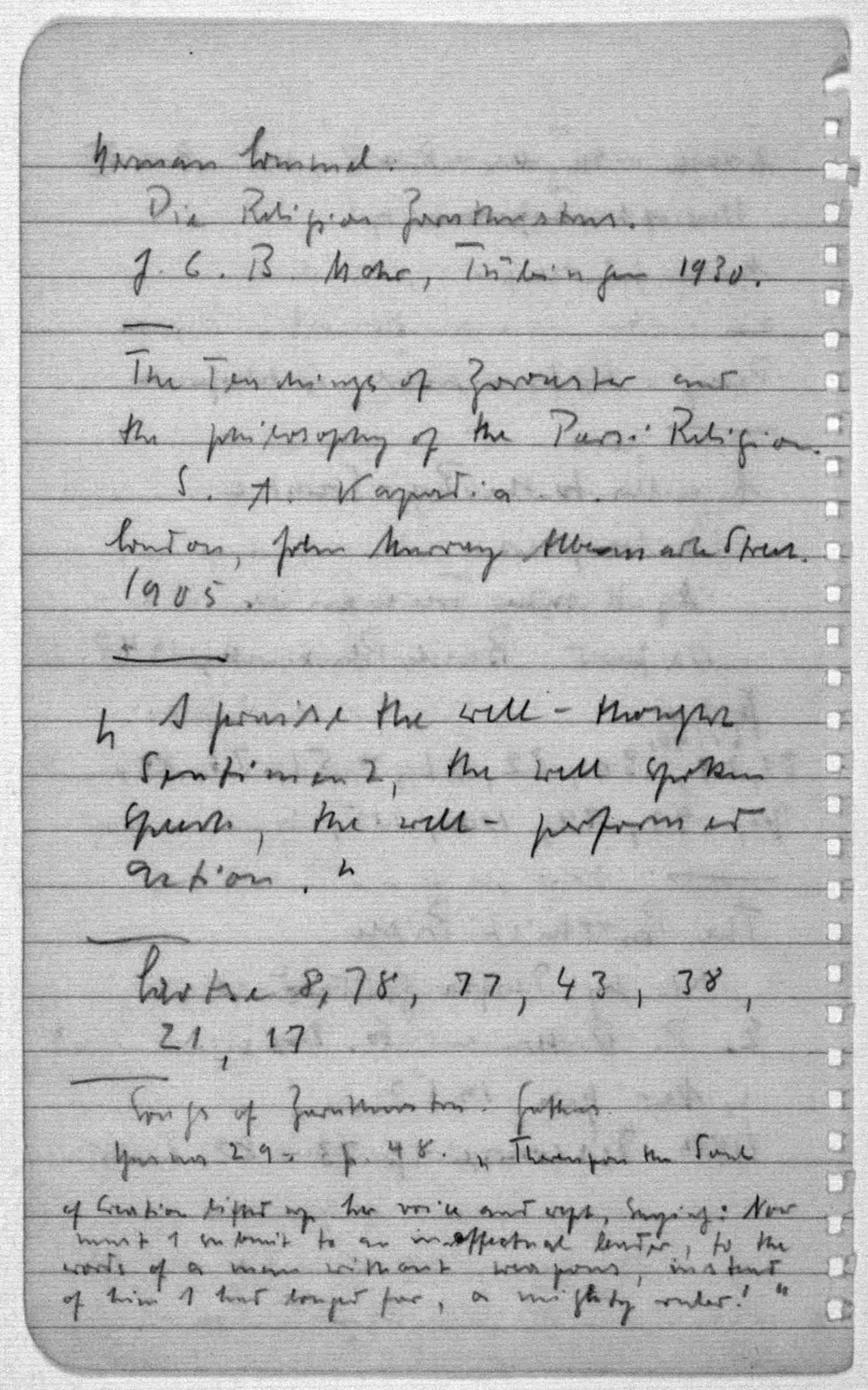 Scanned image of the current content page